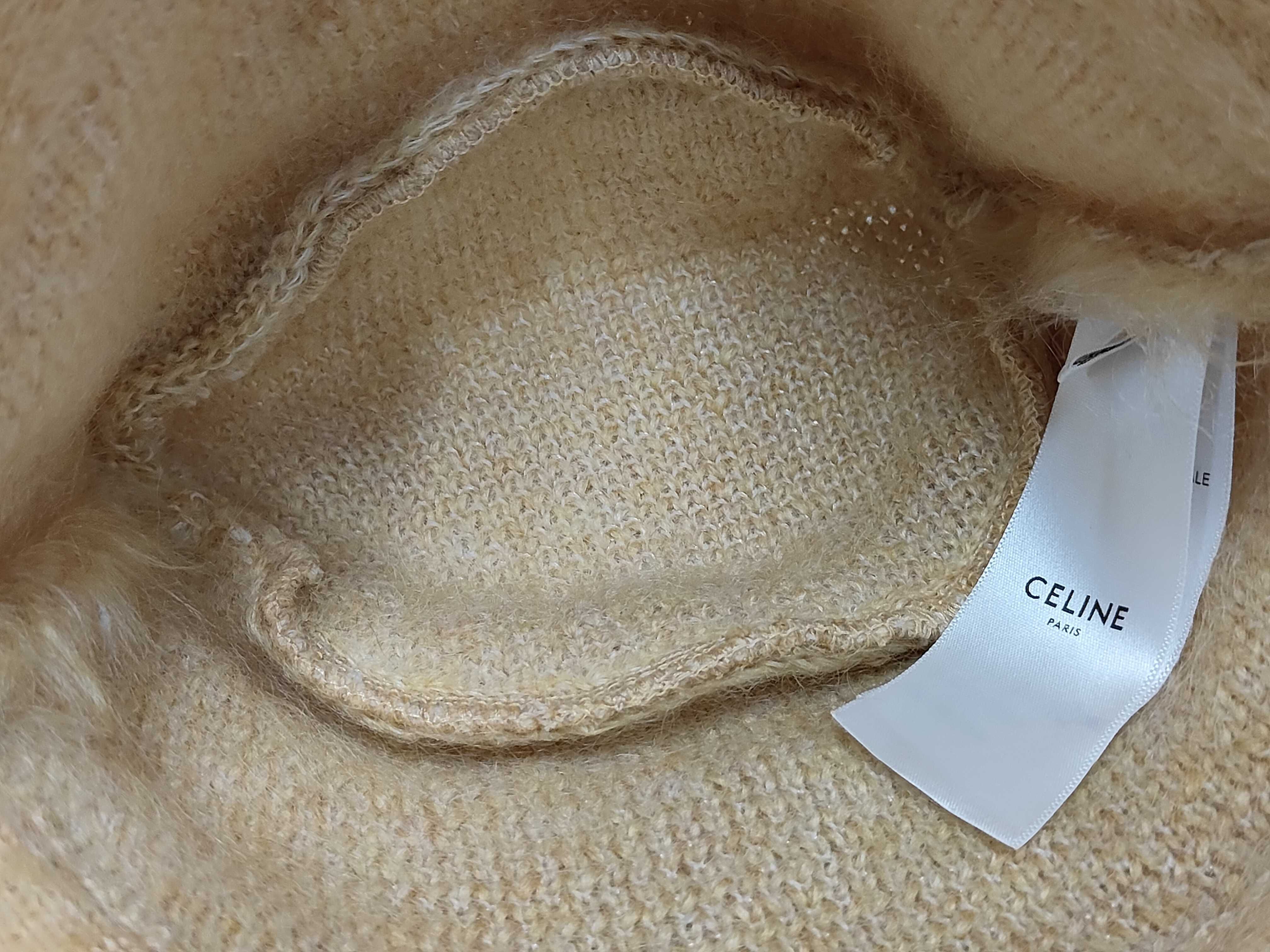 Triomphe Mohair Bucket Hat Bag — view 6