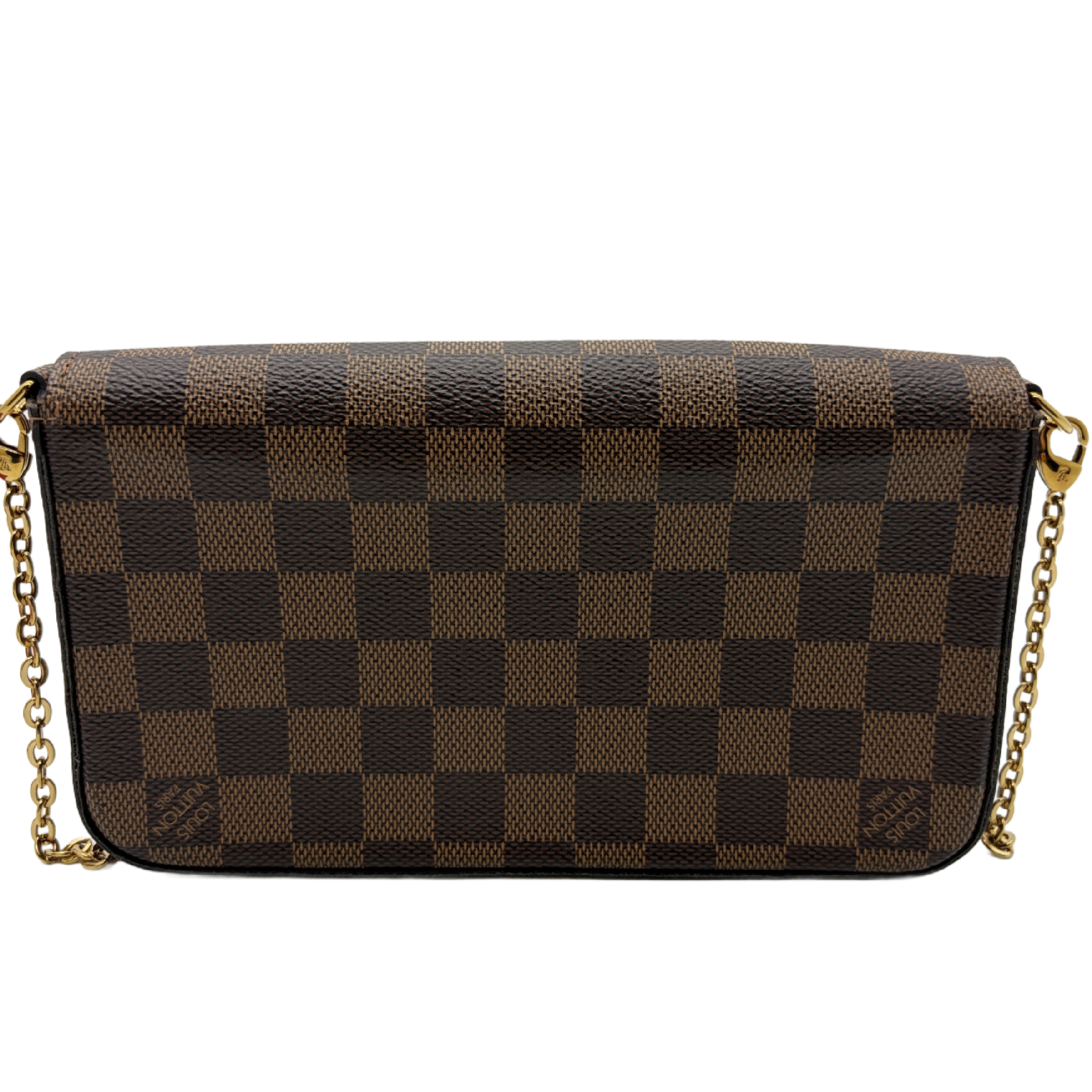 Damier Ebene Pochette Felicie Chain Shoulder Bag — view 2