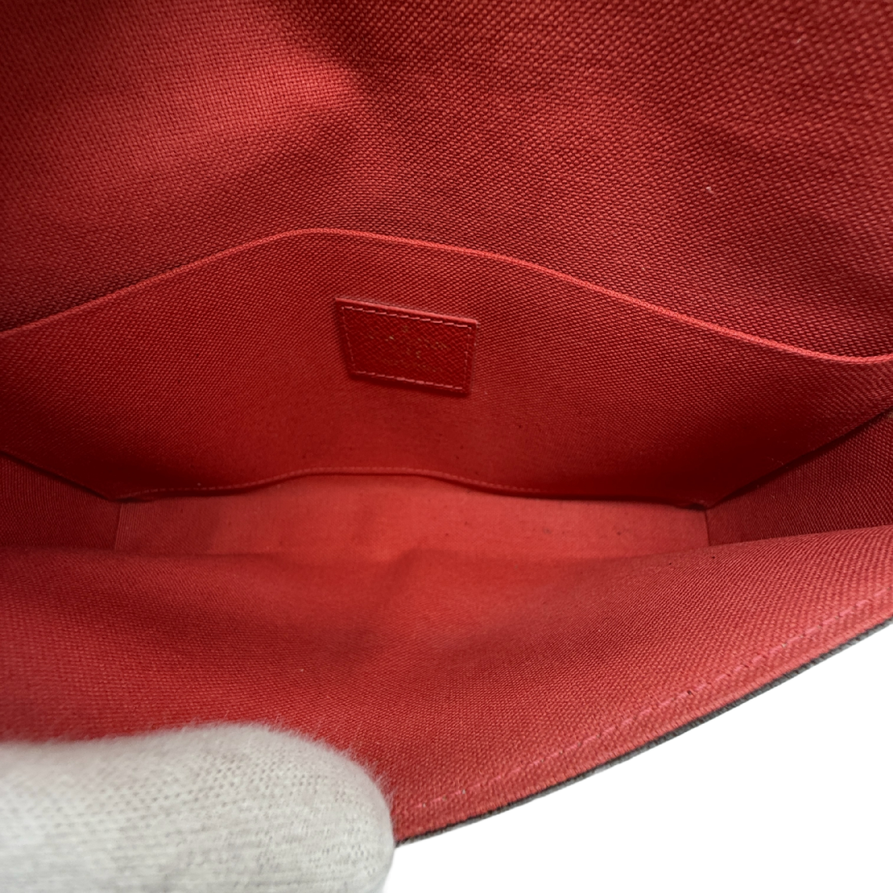 Damier Ebene Pochette Felicie Chain Shoulder Bag — view 14