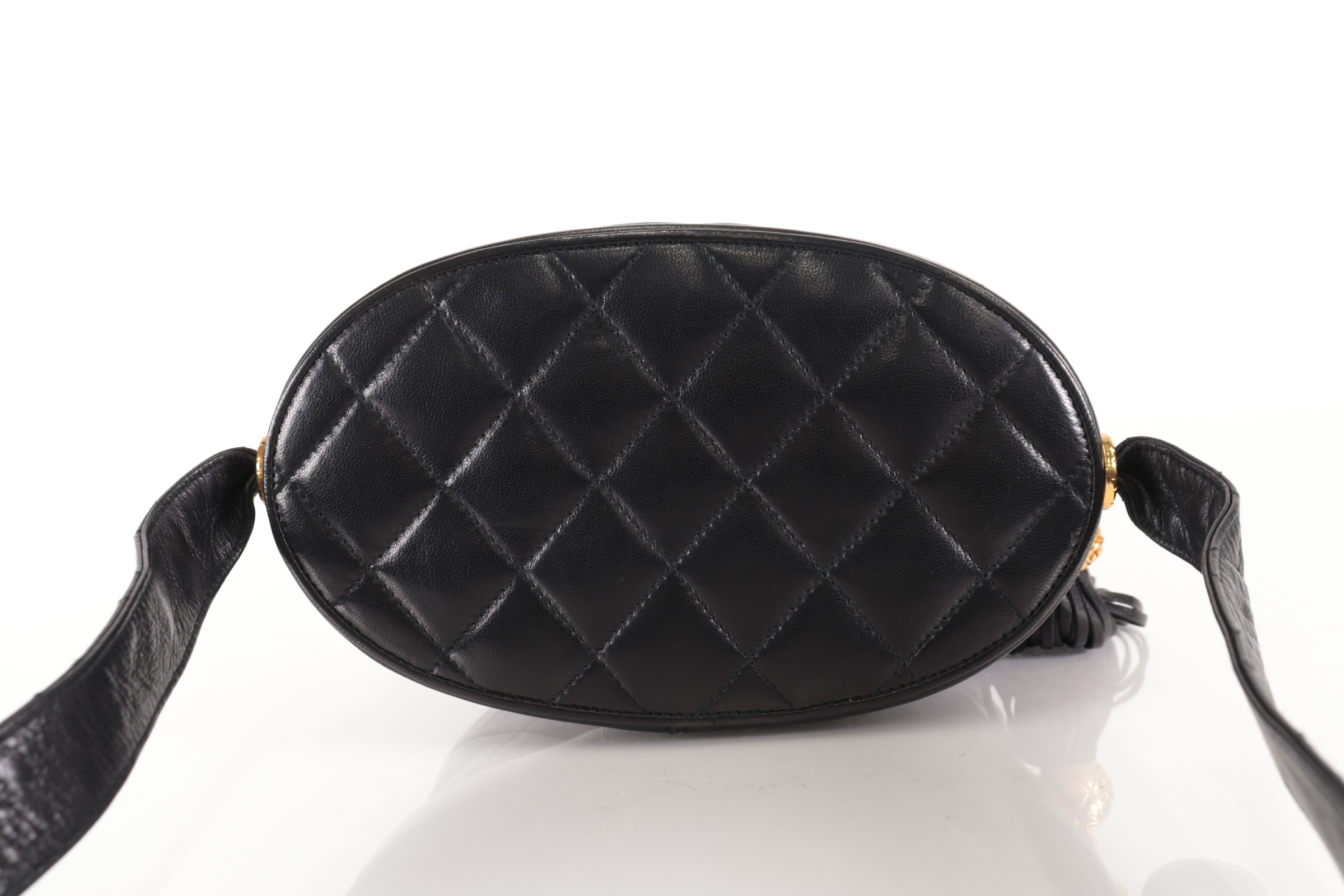 Lambskin Fringe Vanity Shoulder Bag with Mirror (Series 2) — view 6