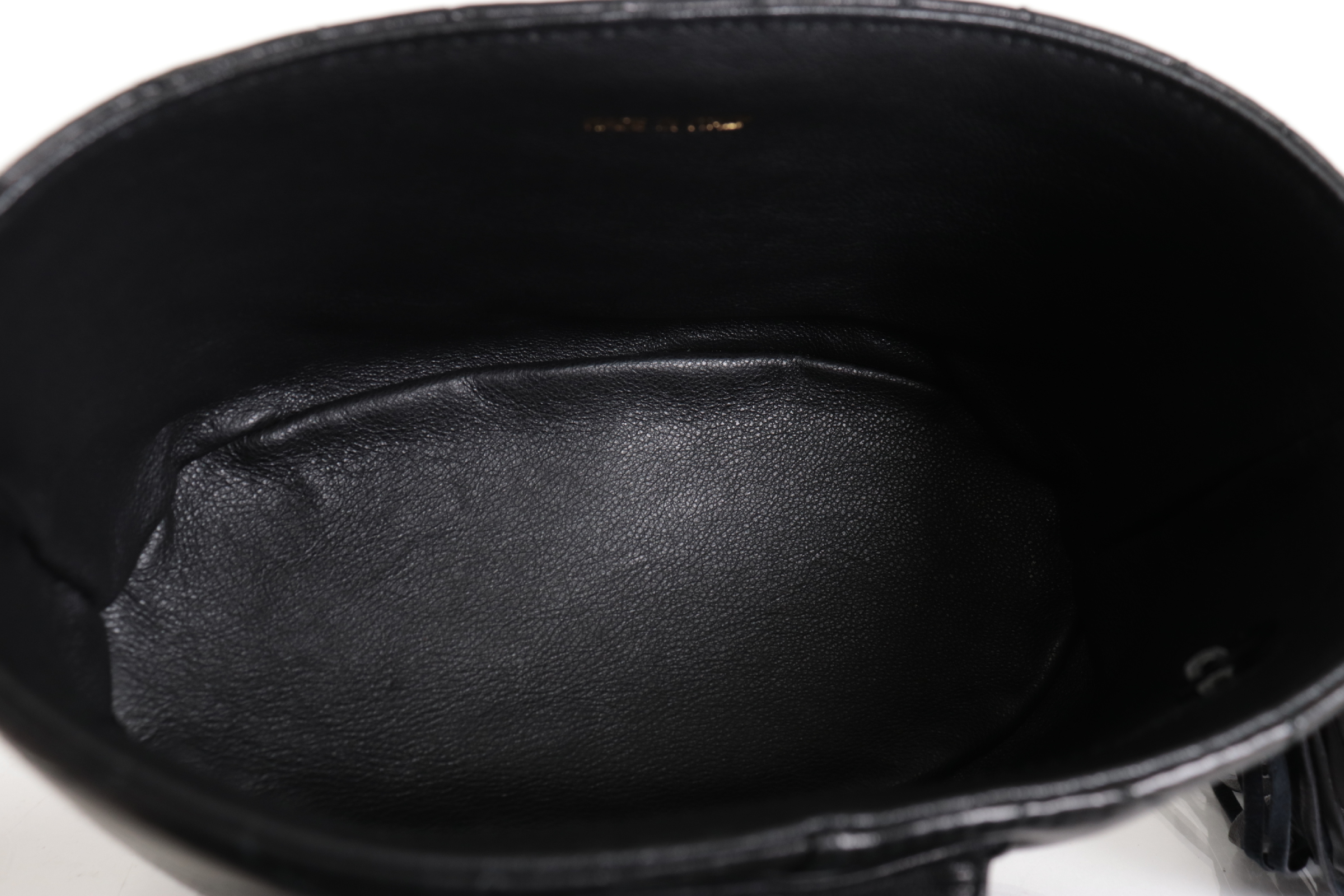Lambskin Fringe Vanity Shoulder Bag with Mirror (Series 2) — view 10