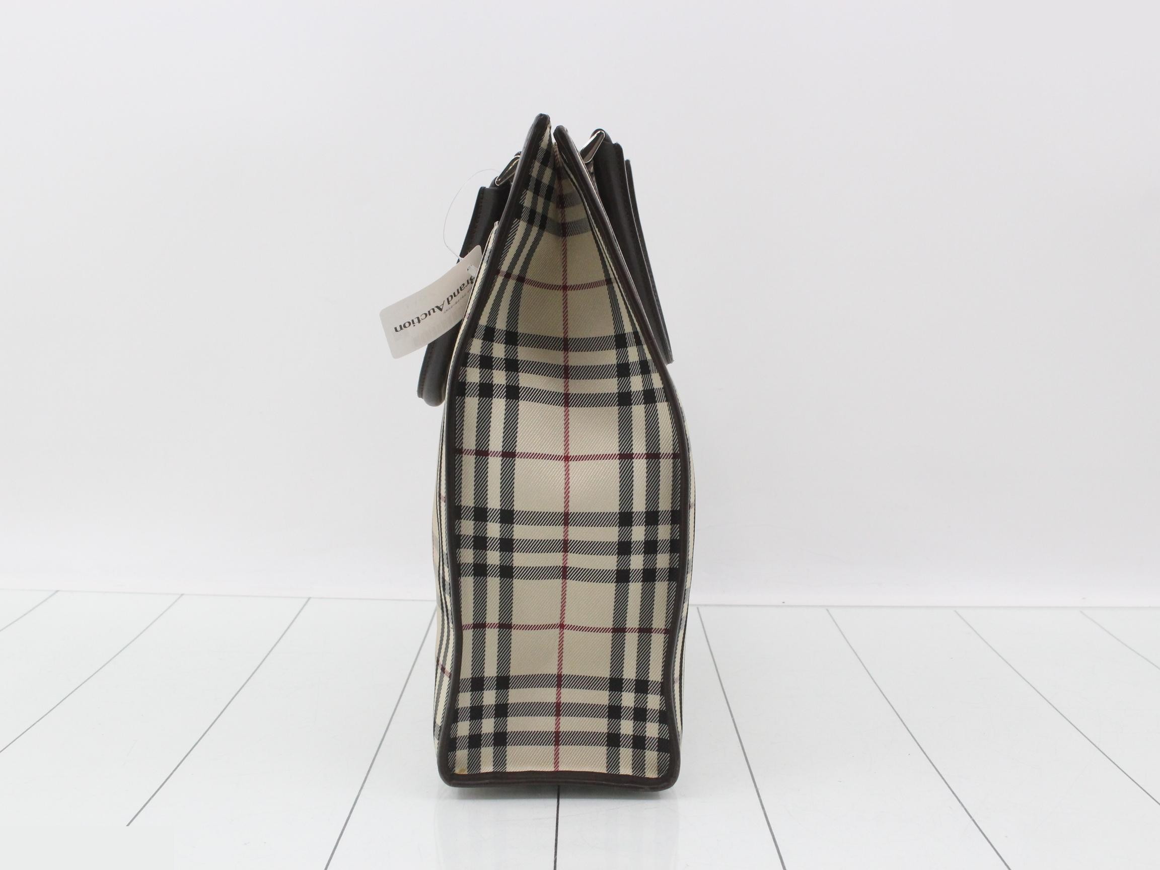 Nova Check Plate Logo Bag - Vertical Tote — view 3
