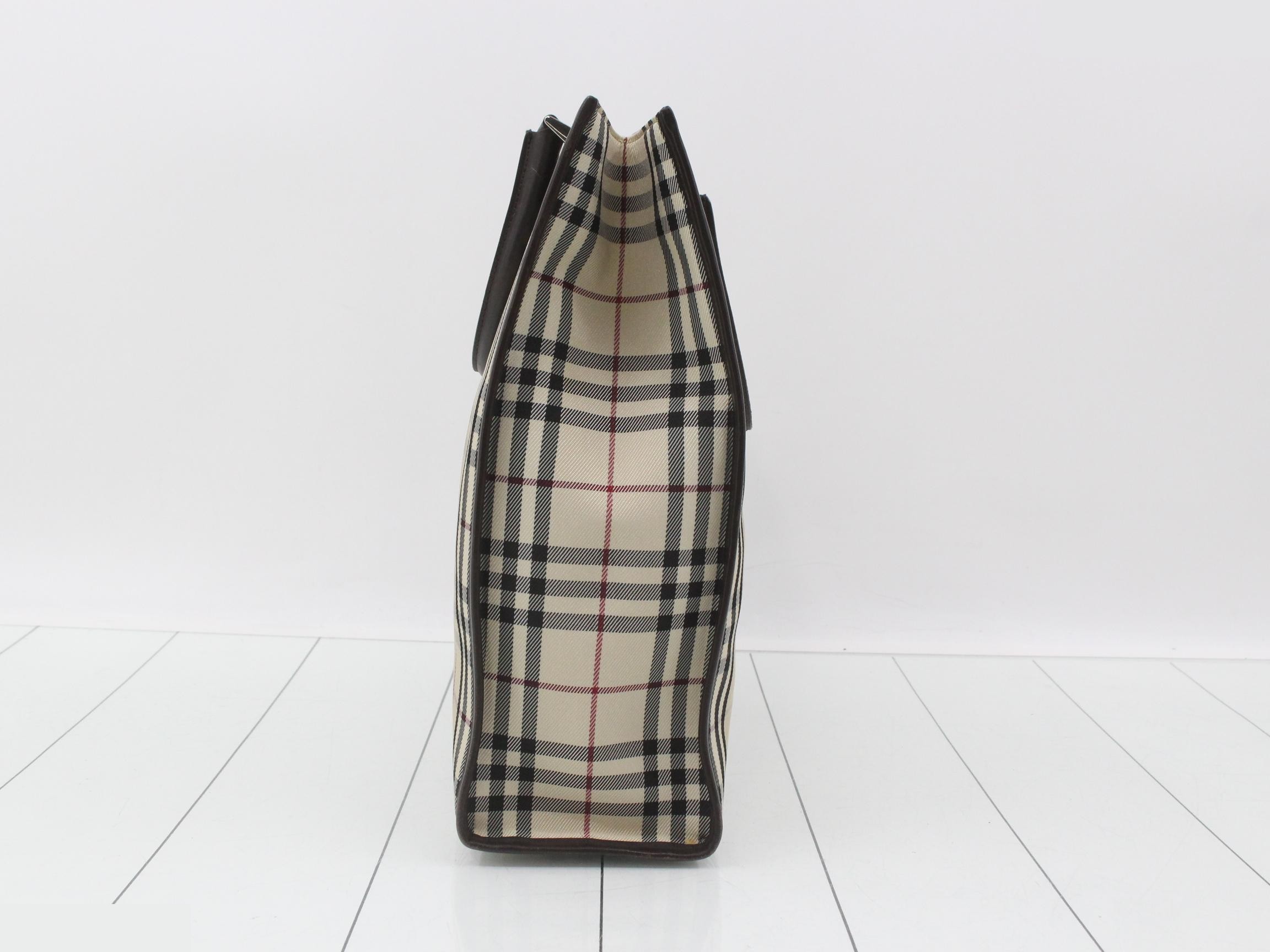 Nova Check Plate Logo Bag - Vertical Tote — view 4