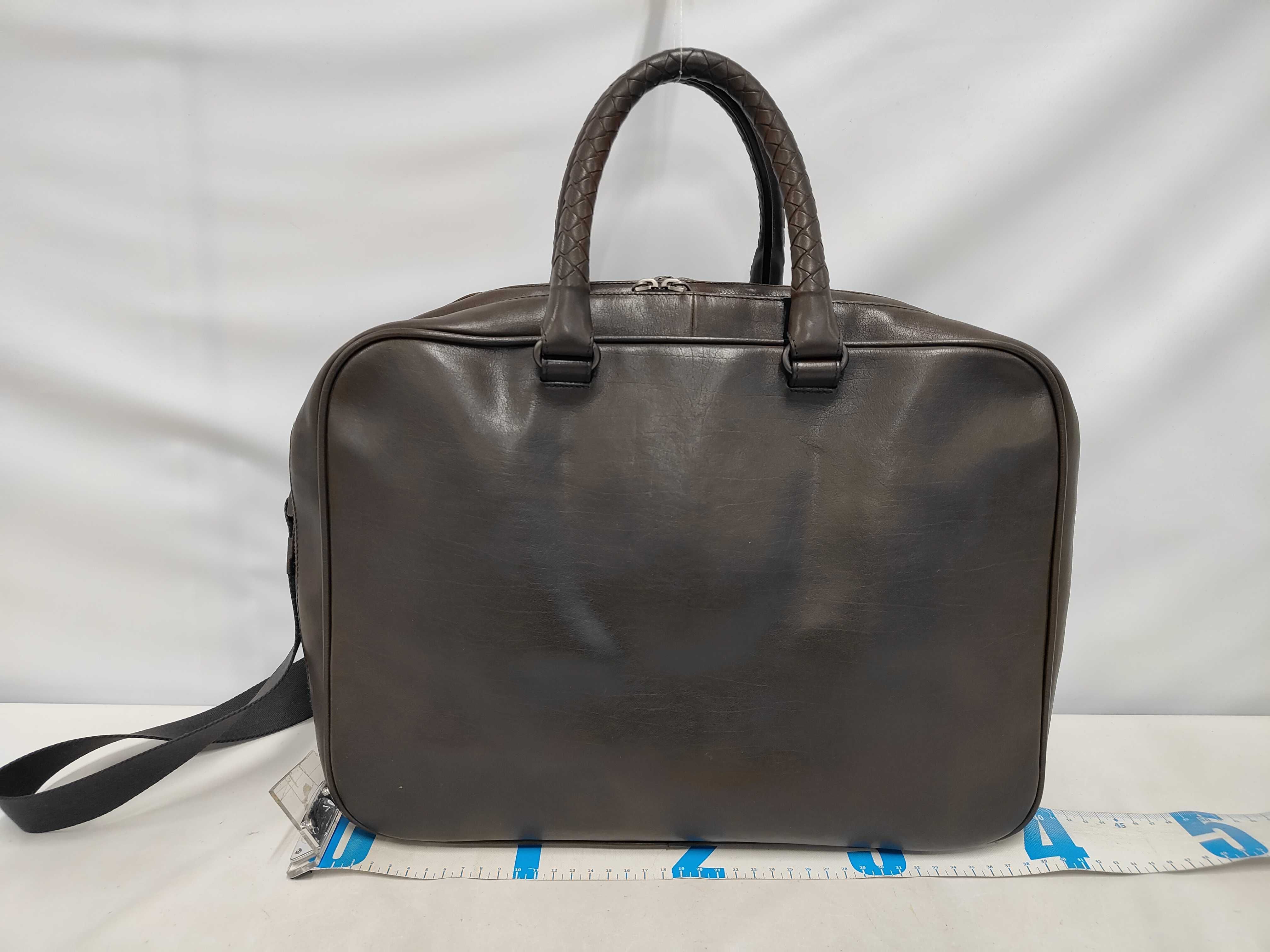 Intrecciato Calf Leather Business Bag Briefcase Serial Business Bag — view 2