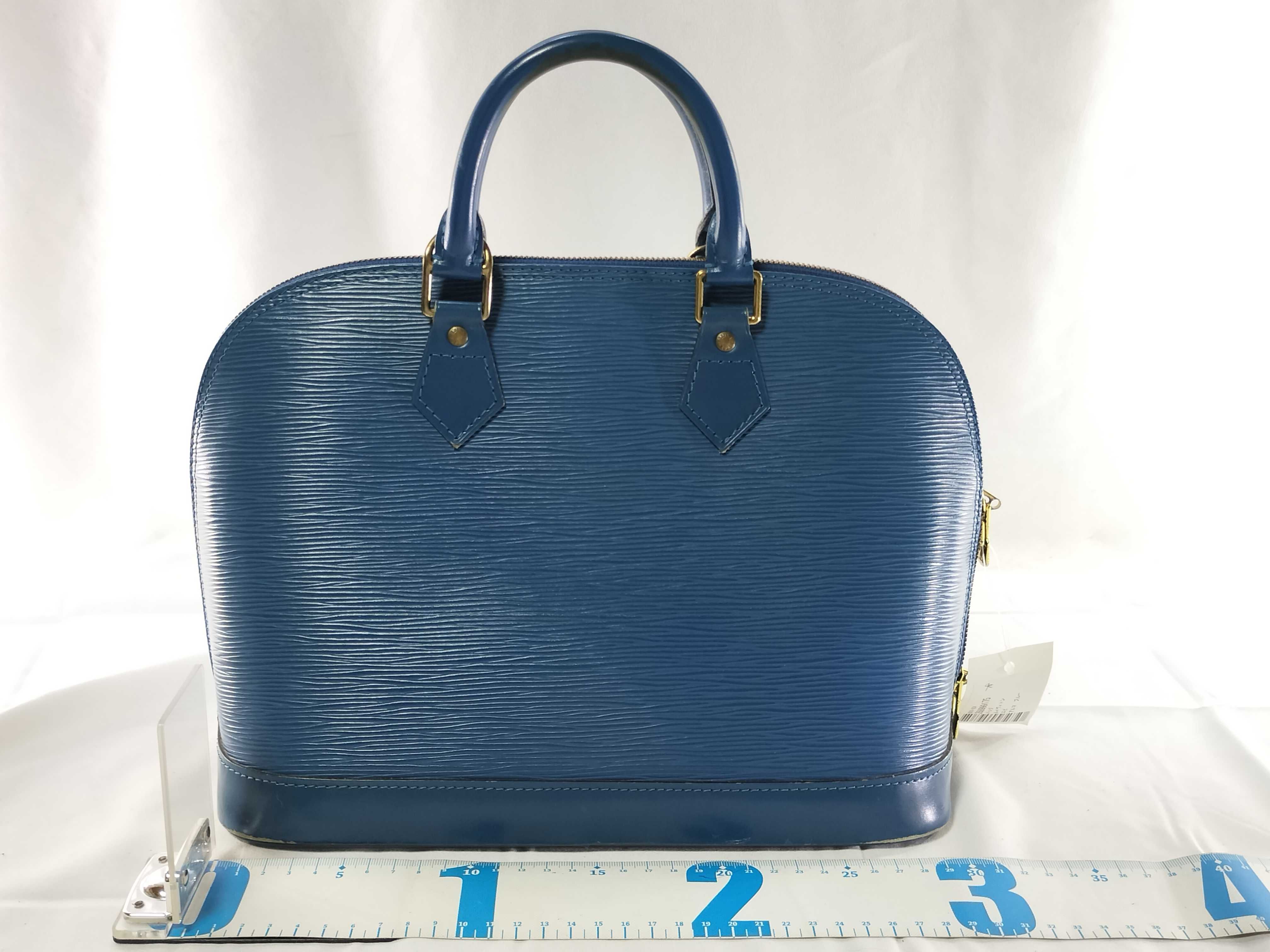 Epi Alma Blue Handbag — view 2