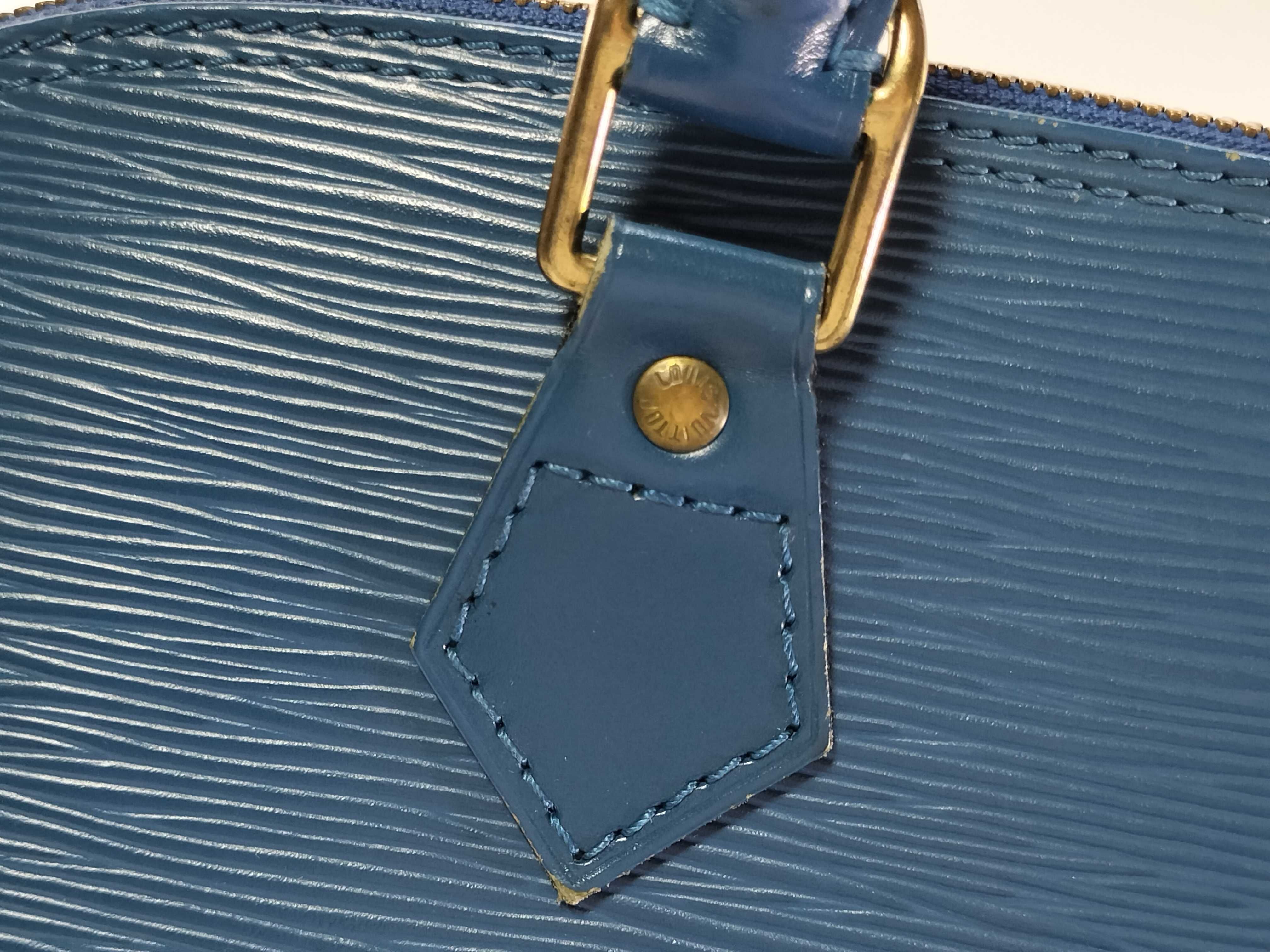 Epi Alma Blue Handbag — view 3