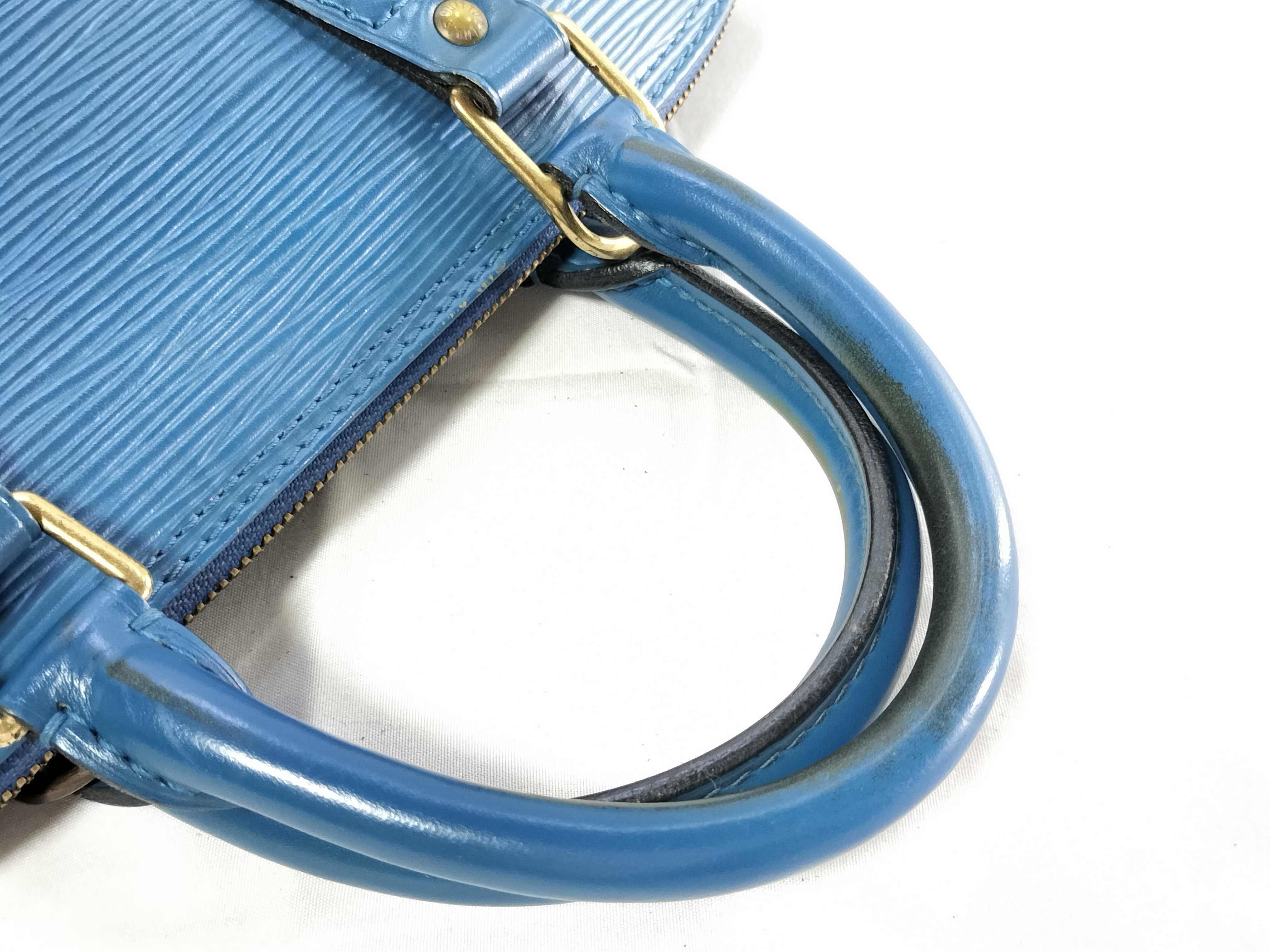 Epi Alma Blue Handbag — view 4