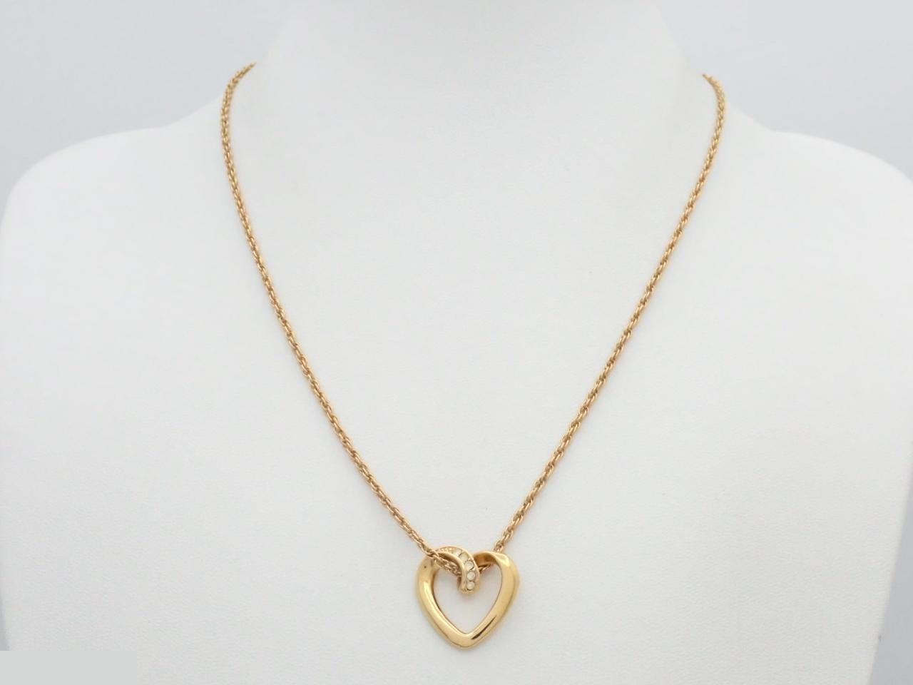 Heart necklace, chain approximately 44cm — view 3
