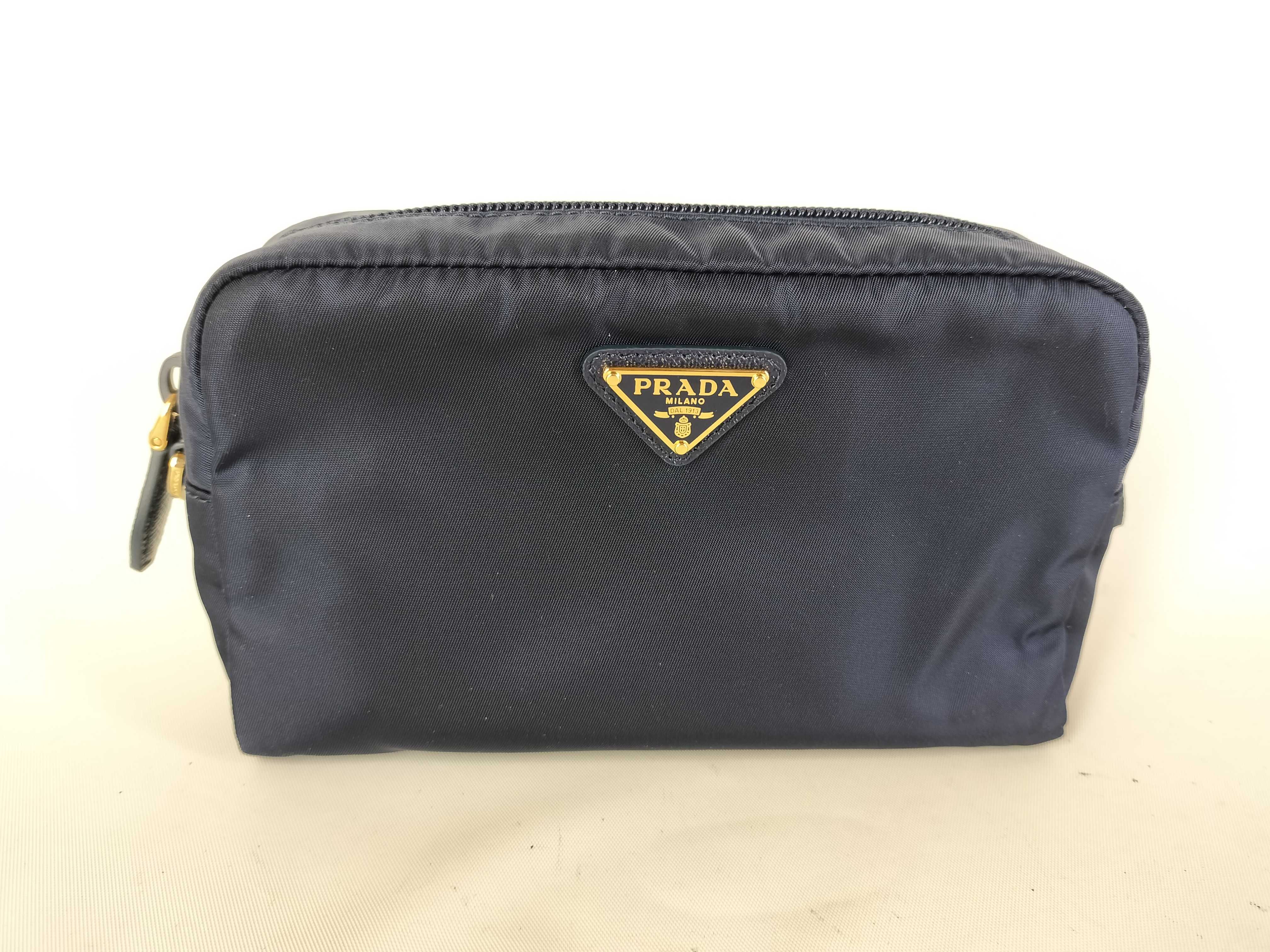 Nylon Re-Nylon Nylon Pouch Back Small Aviation Blue Pouch