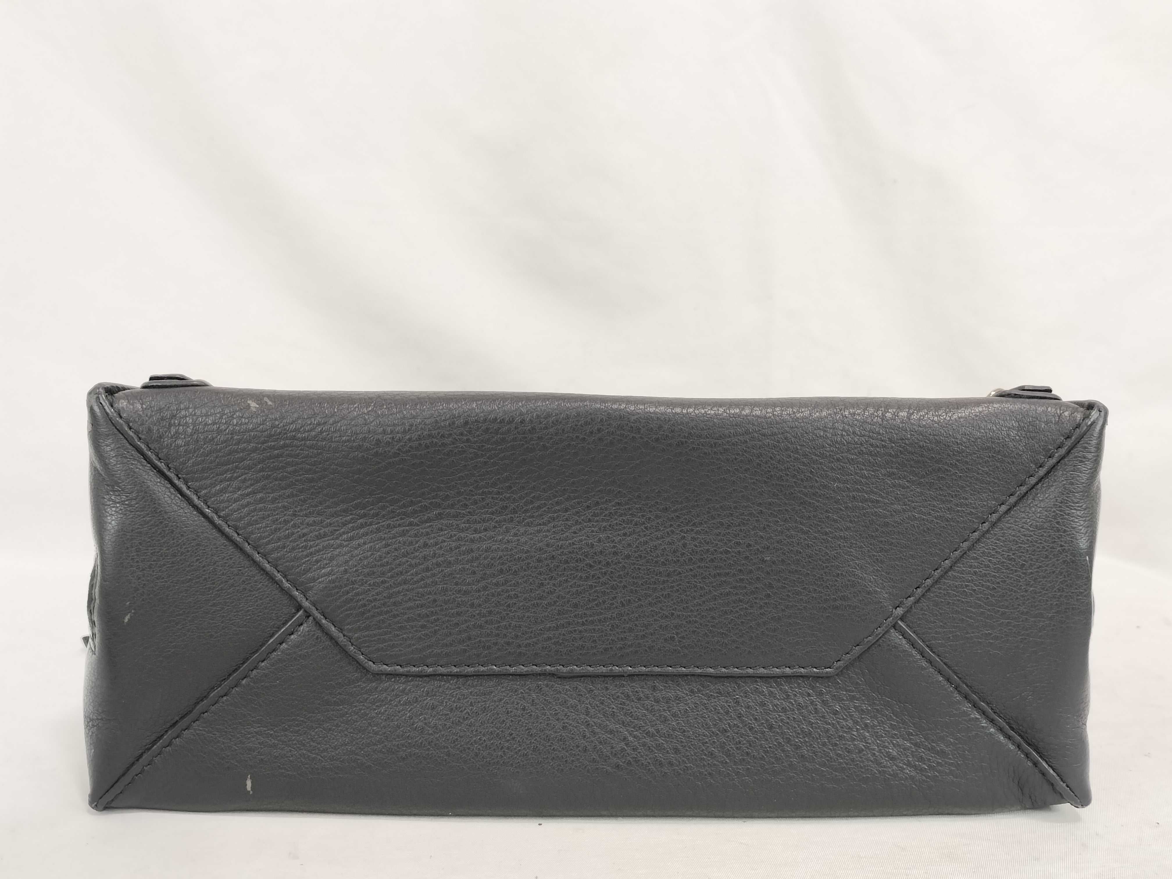 Paper Mini Leather 2-Way Handbag, Black, 370926 (Handbag) — view 7