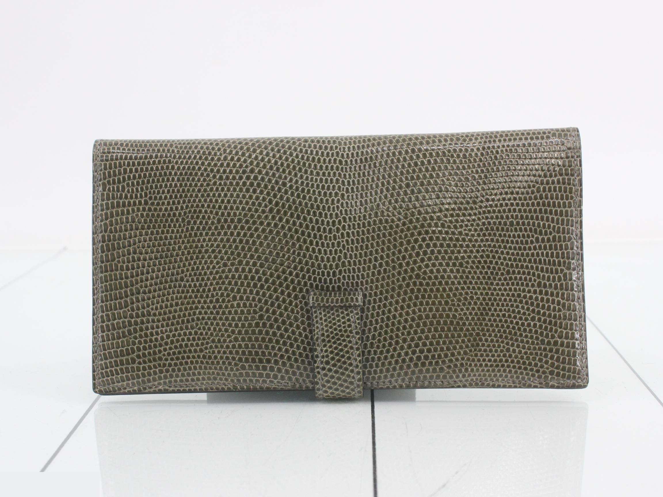 Bearn Leather Bi-fold Long Wallet, M Stamp — view 2