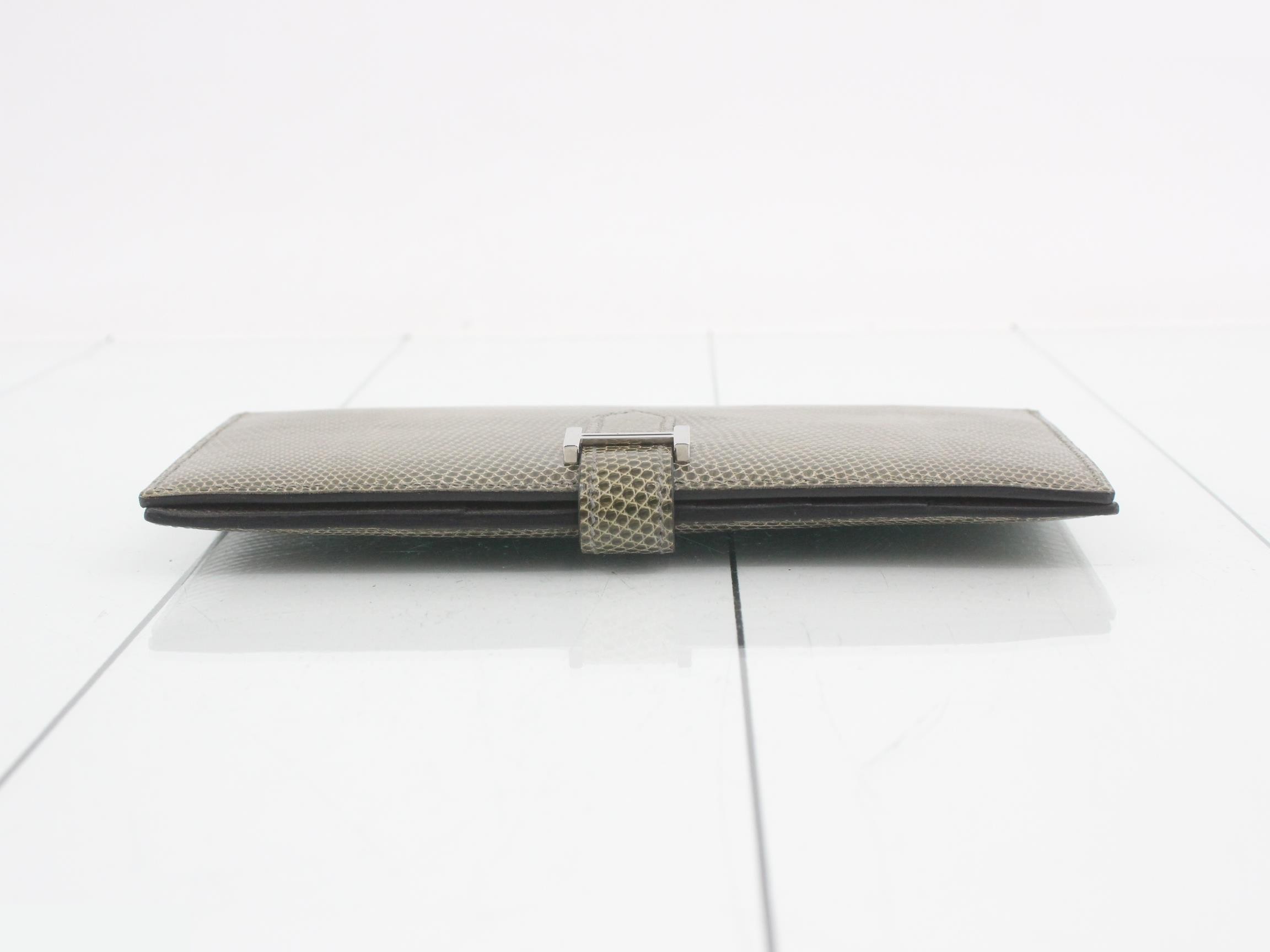 Bearn Leather Bi-fold Long Wallet, M Stamp — view 3