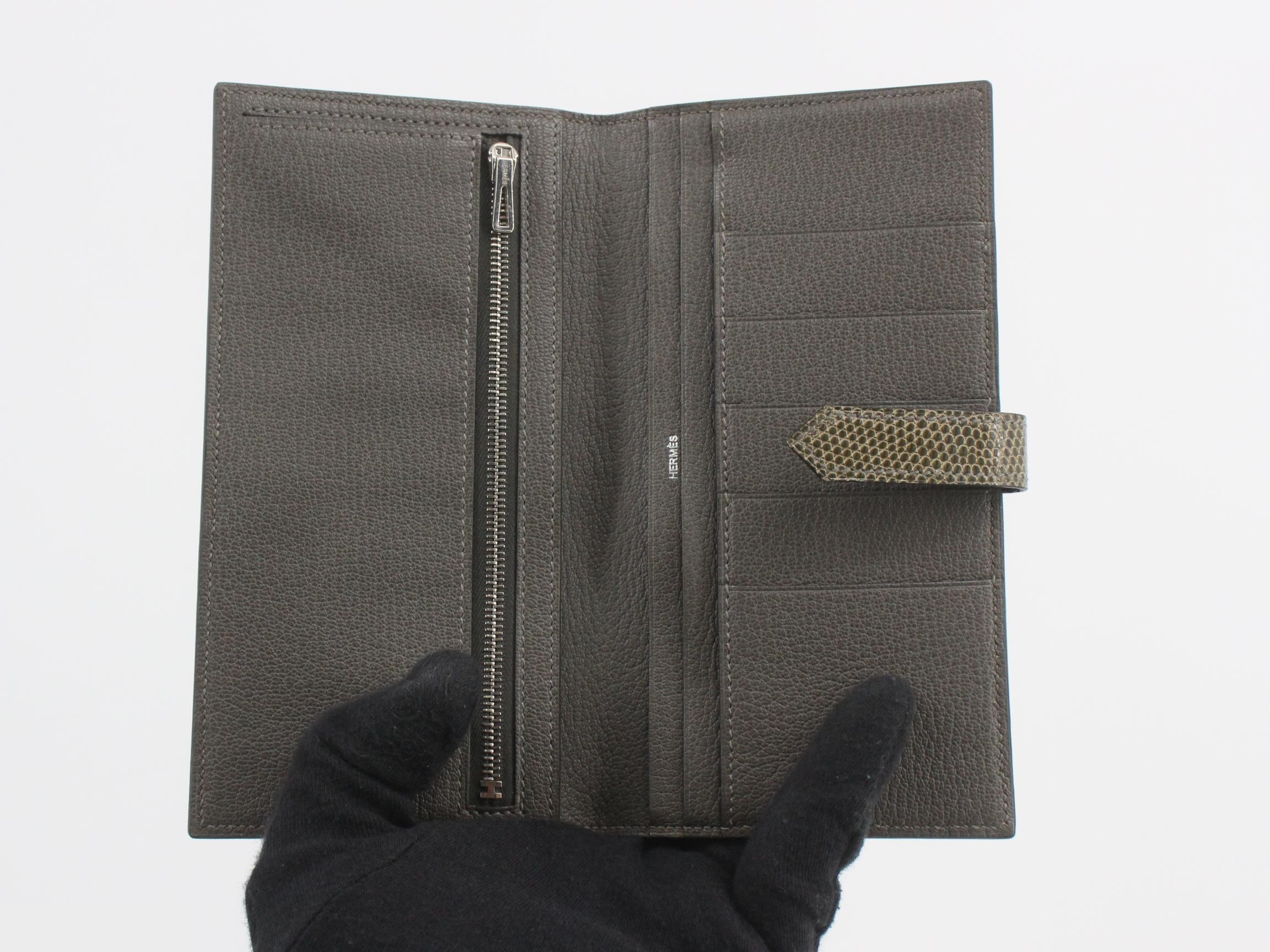 Bearn Leather Bi-fold Long Wallet, M Stamp — view 4
