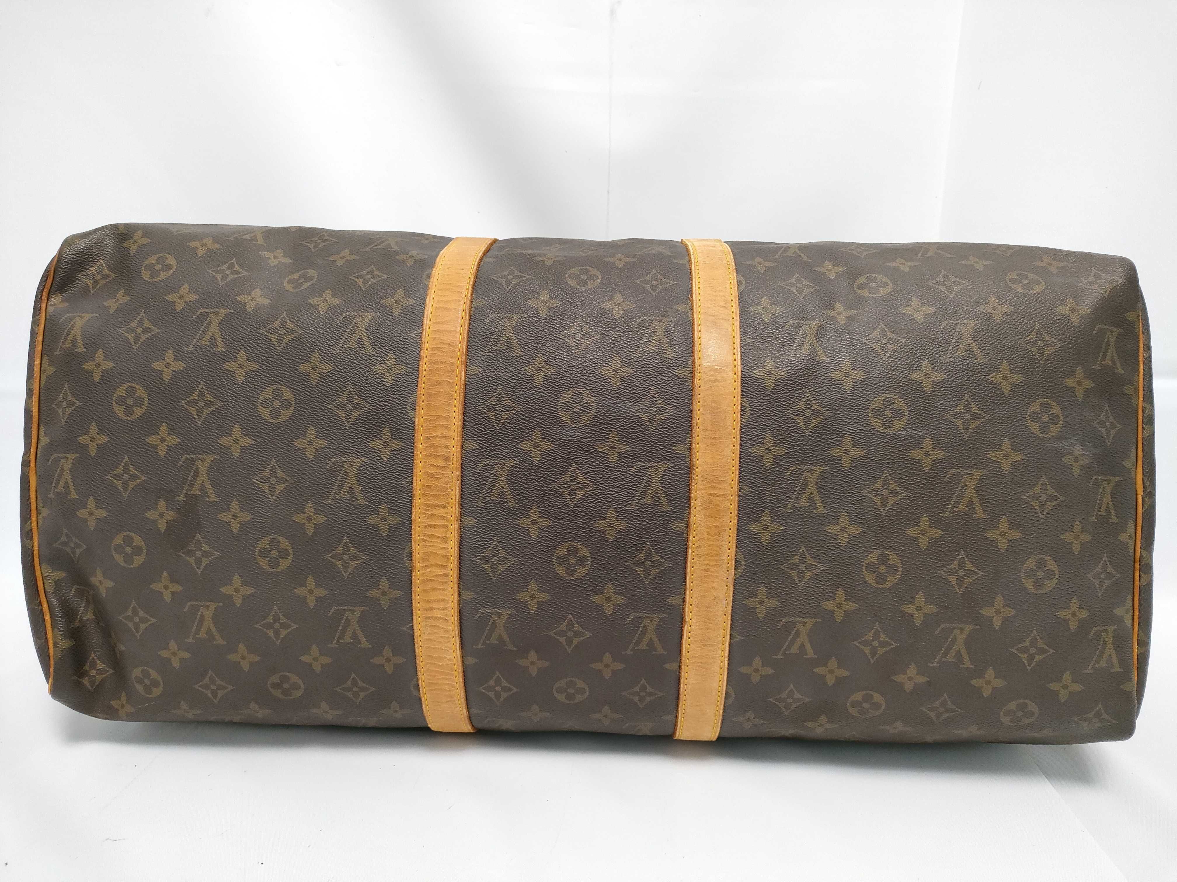 Monogram Keepall 60 (older model) Boston bag — view 9