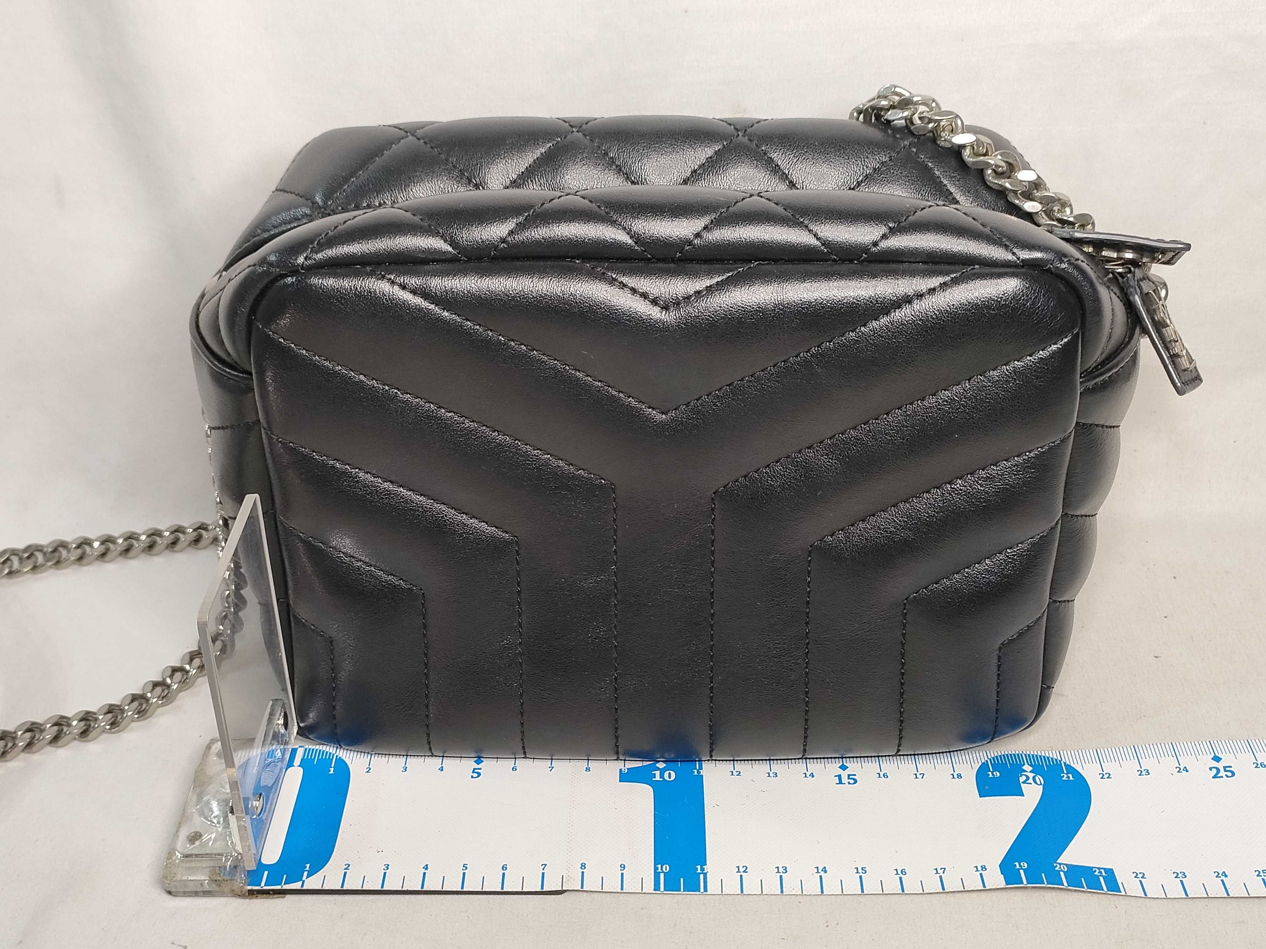 PH-YSL Lou Shoulder Bag Black Leather — view 2