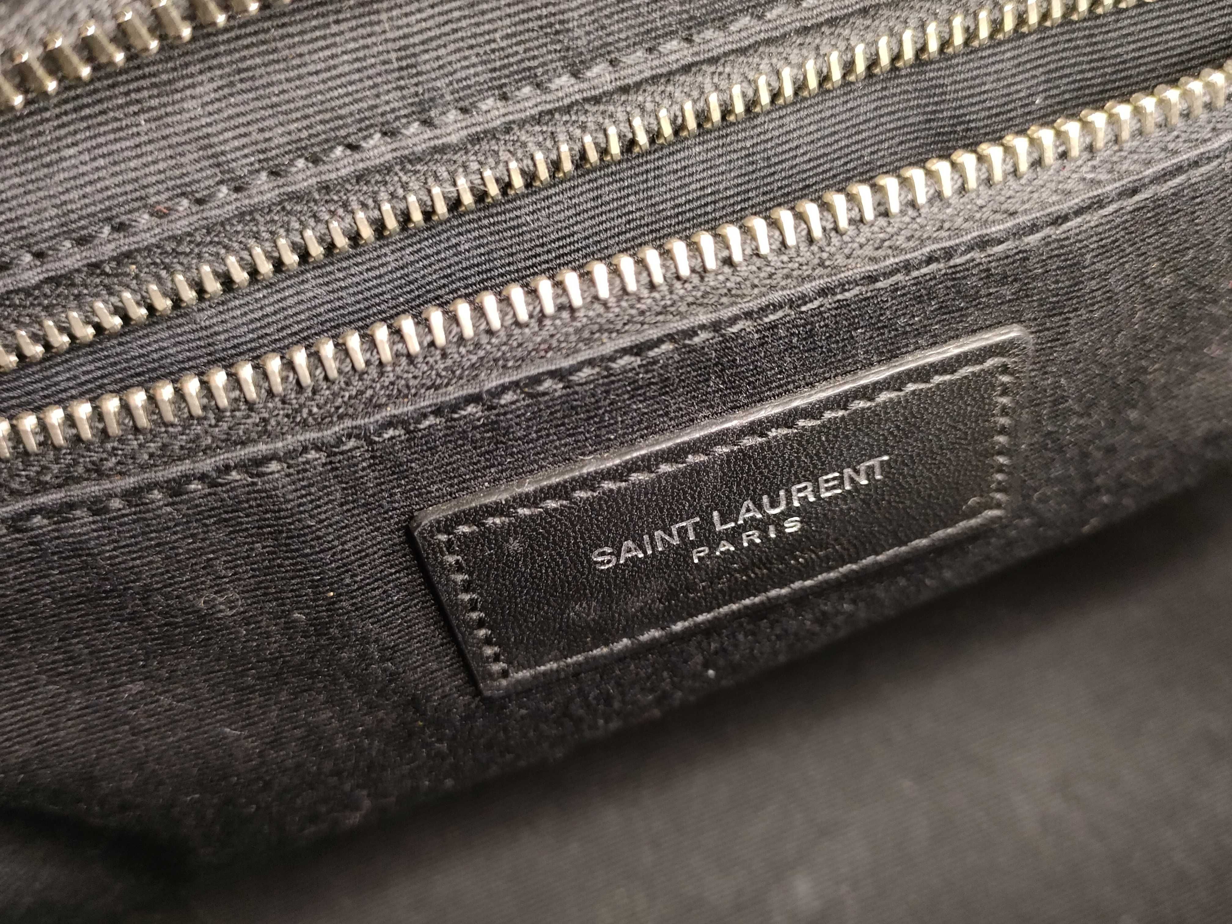 PH-YSL Lou Shoulder Bag Black Leather — view 11