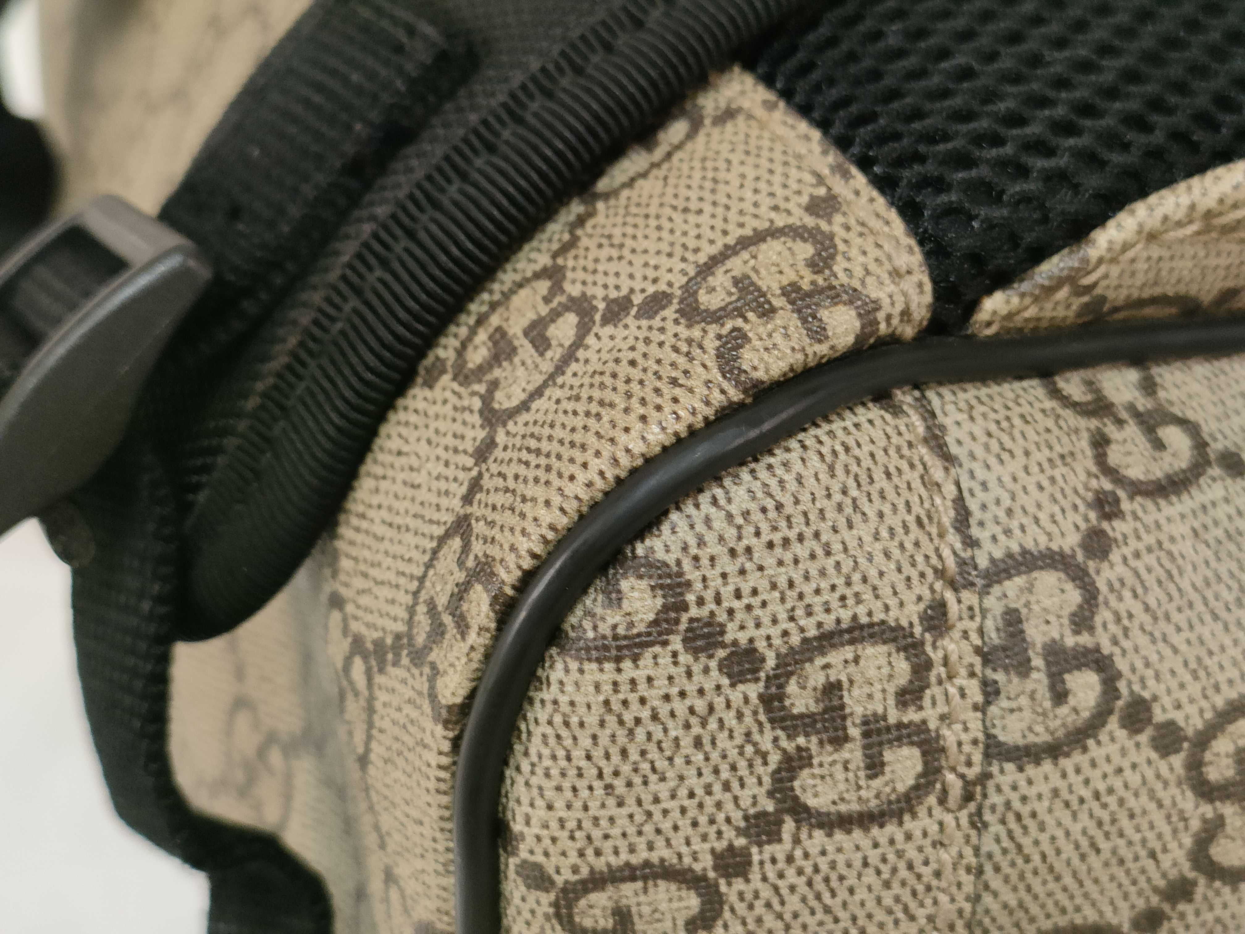 GG Supreme Backpack/Rucksack, Beige, 419584 — view 7
