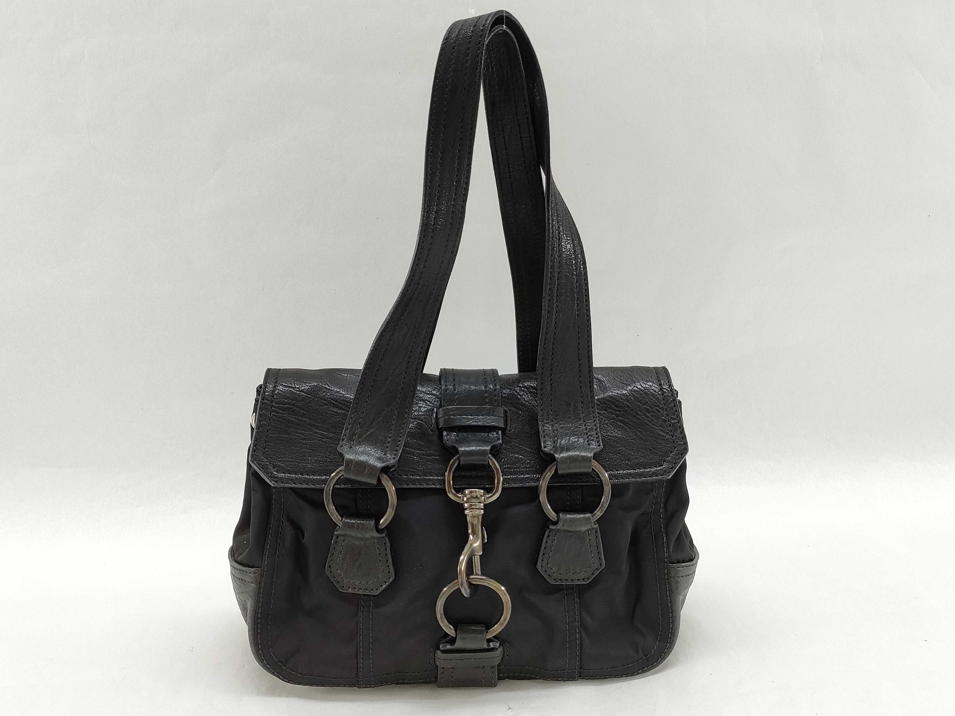 Archive Nylon Leather Handbag