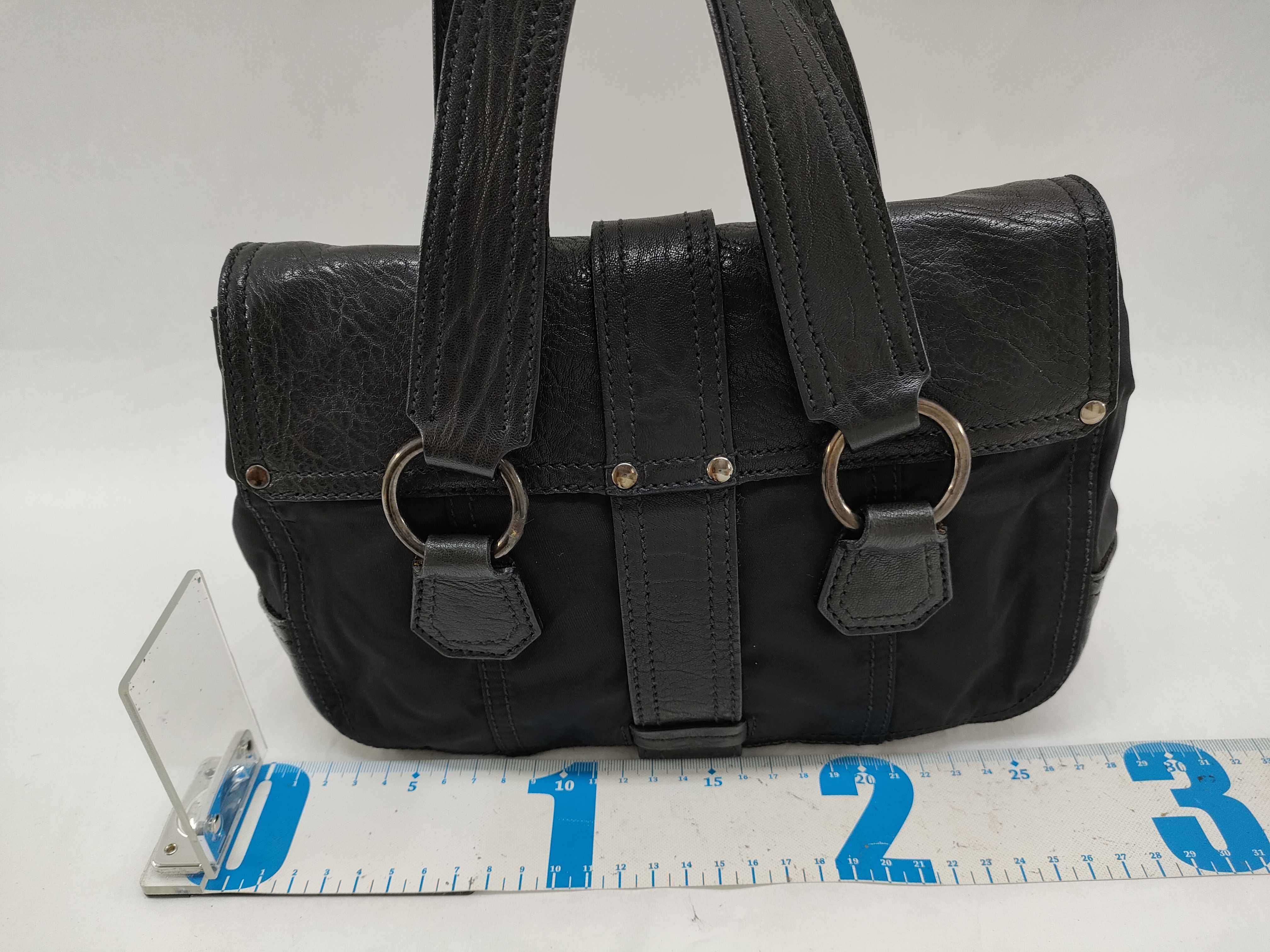 Archive Nylon Leather Handbag — view 2