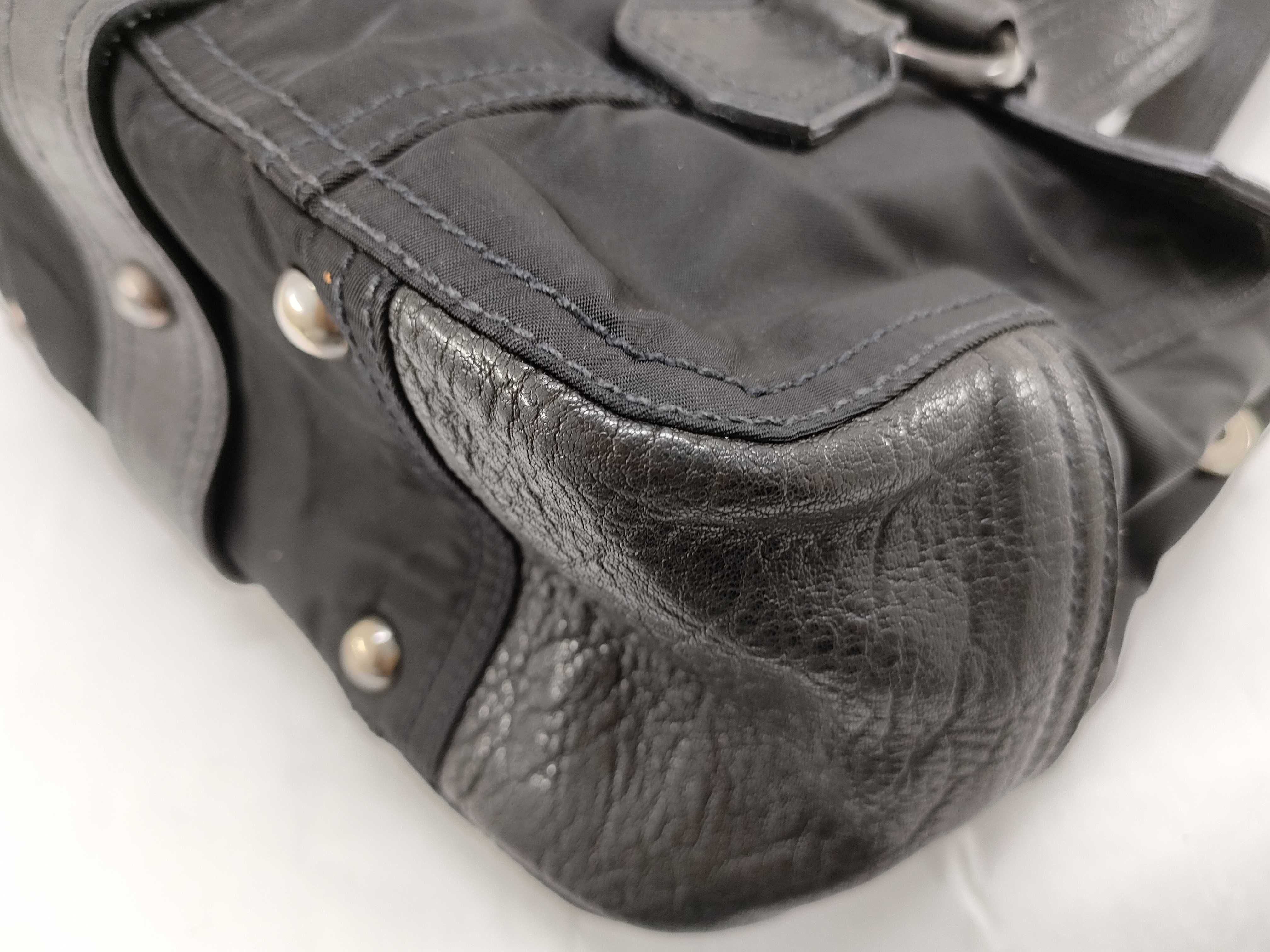 Archive Nylon Leather Handbag — view 6
