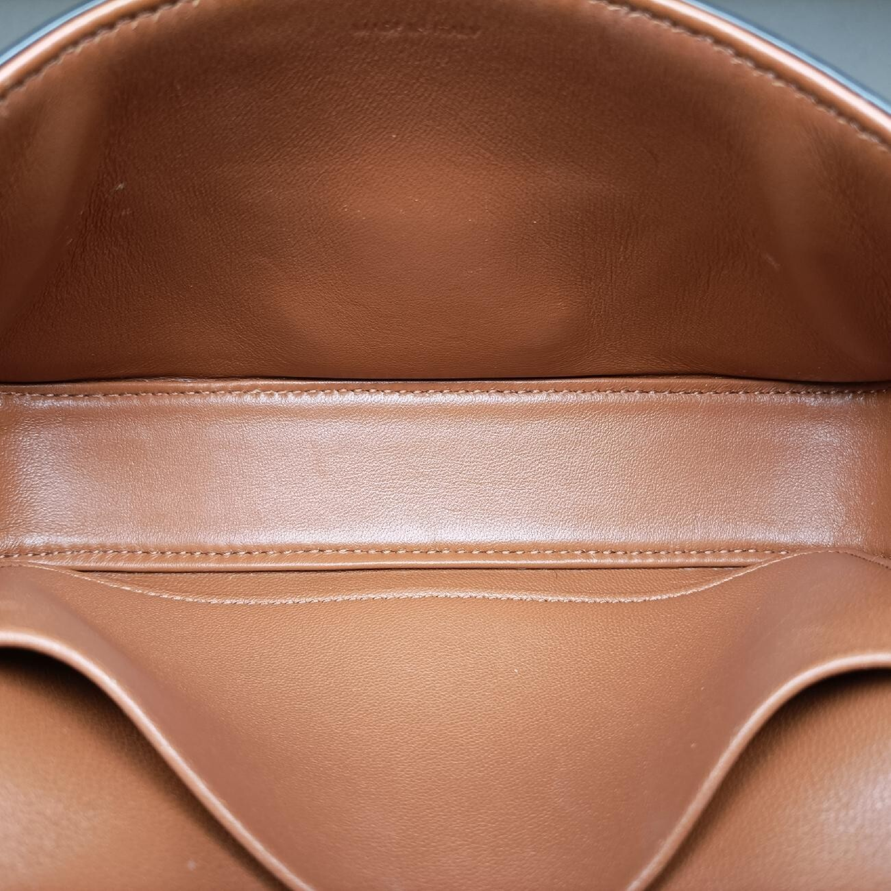Triomphe Brown PVC Coated Canvas Shoulder Bag U-CE-0271 — view 6