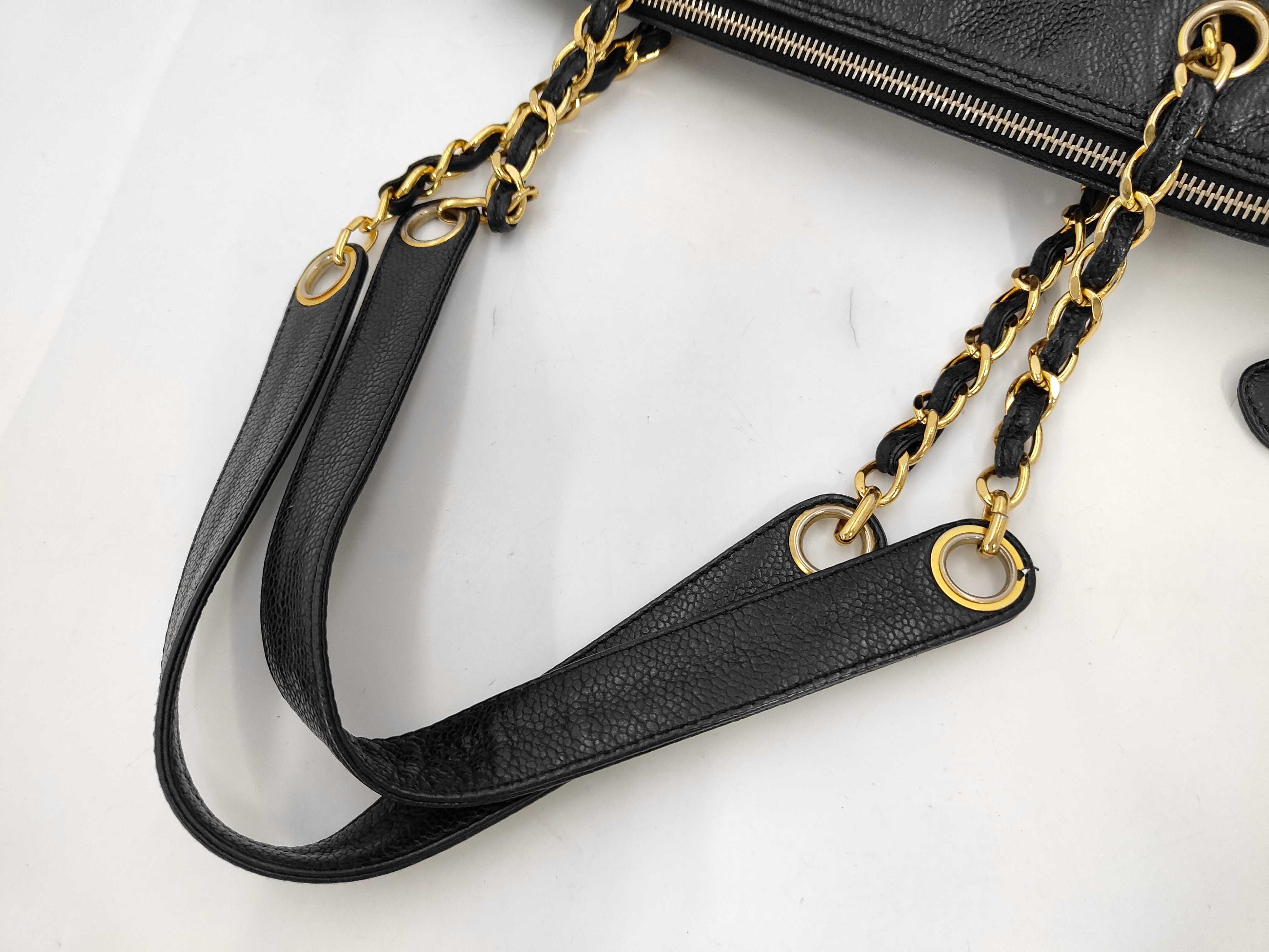 Caviar Skin Chain Shoulder Bag — view 5