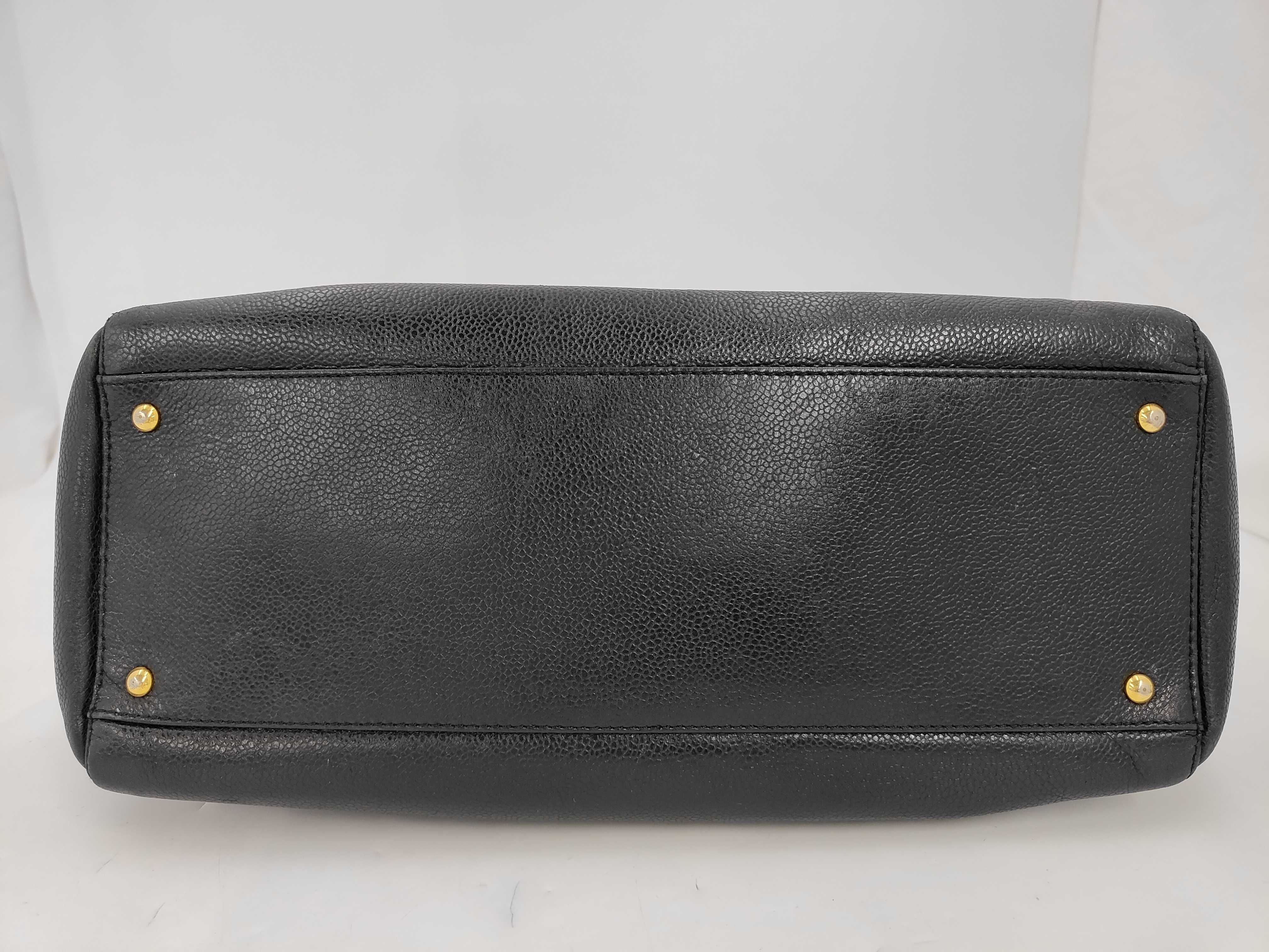 Caviar Skin Chain Shoulder Bag — view 8