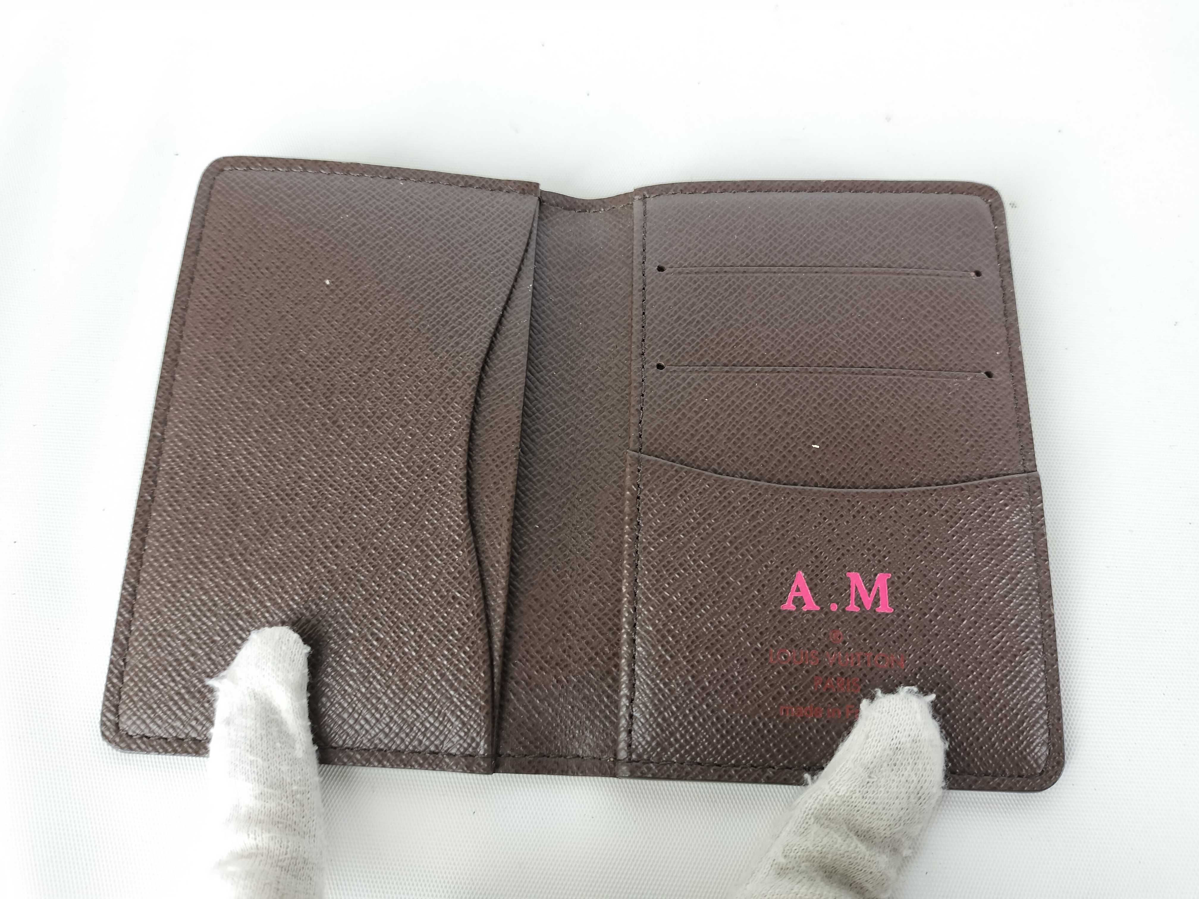 Damier Organizer de Poche Card Case with Initials - Card Case, Pass Case, Business Card Holder — view 5