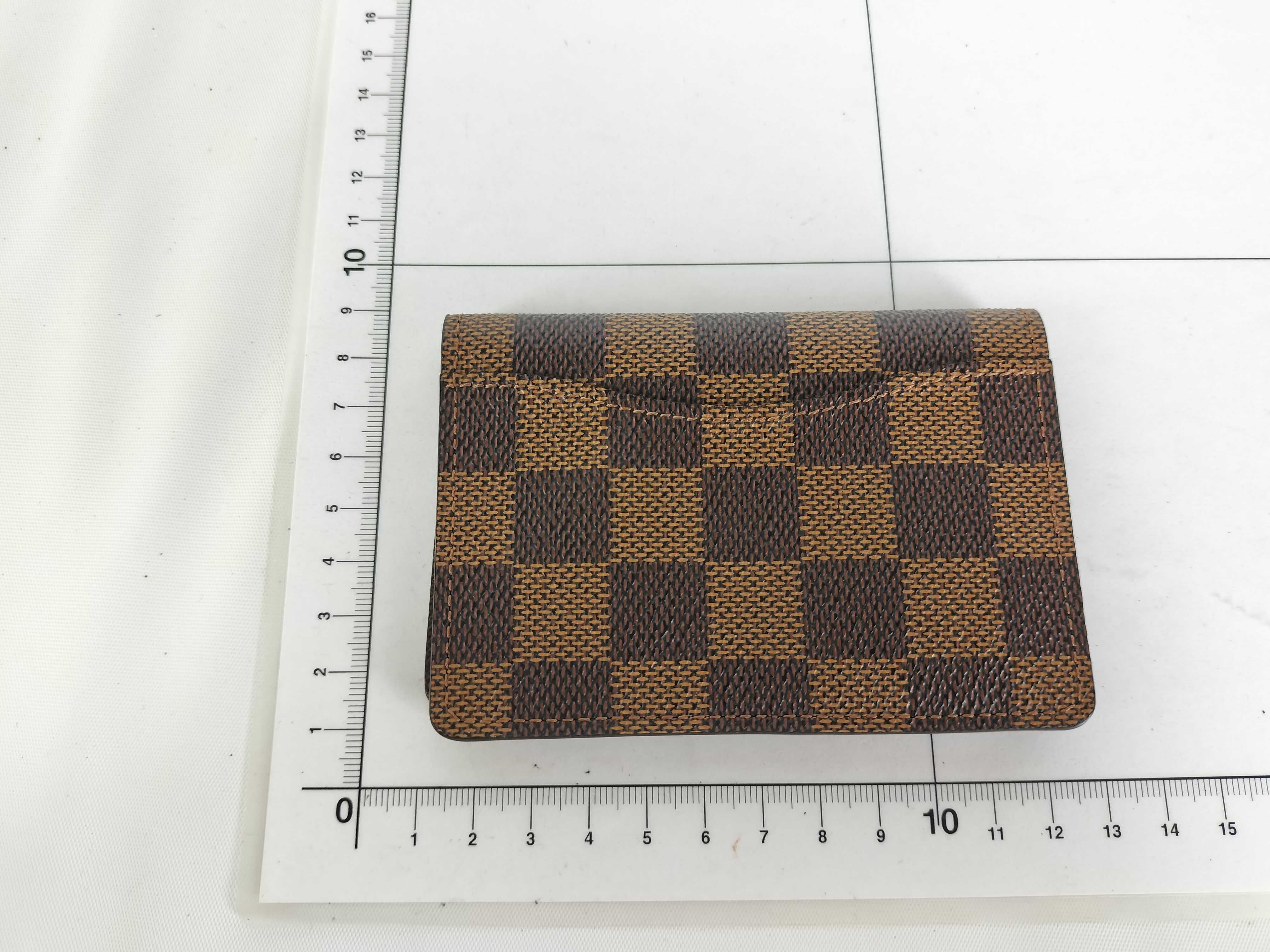 Damier Organizer de Poche Card Case with Initials - Card Case, Pass Case, Business Card Holder — view 10