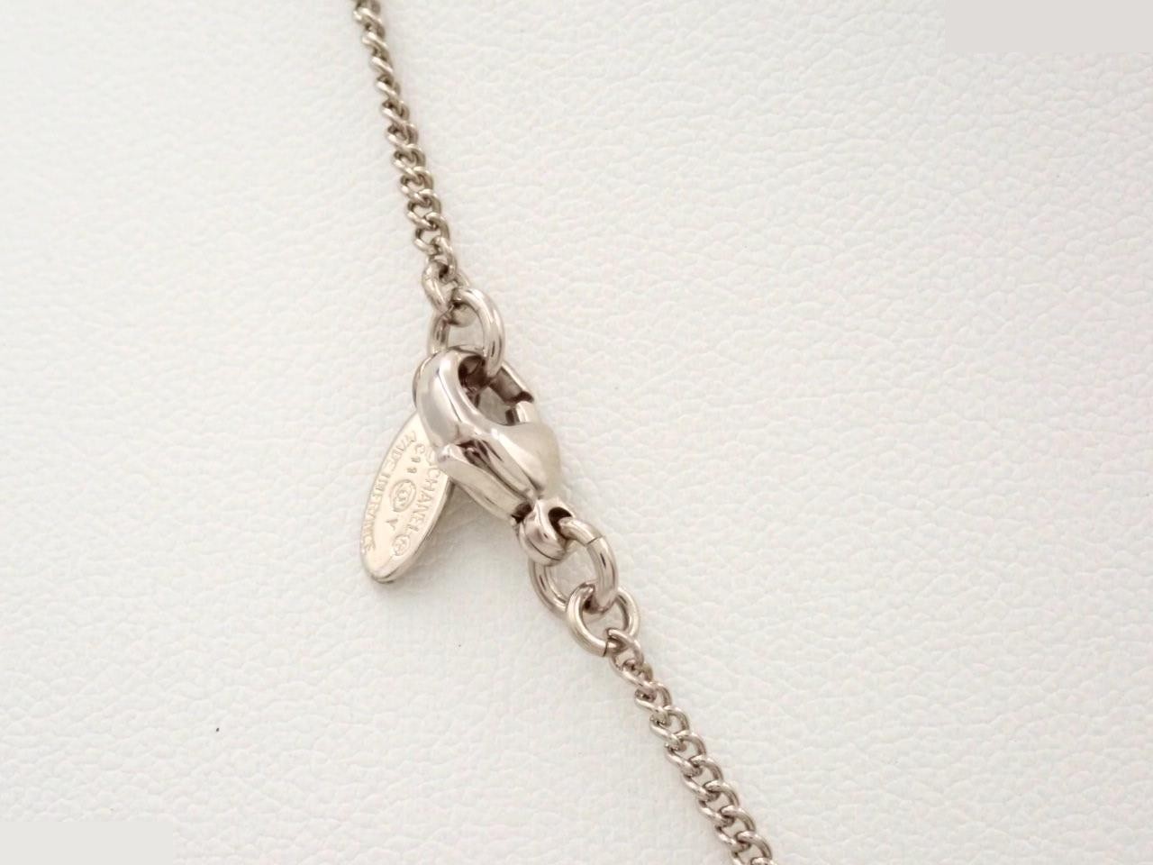 C11V SV Coco Mark Rhinestone Chain (approx. 43cm) — view 2