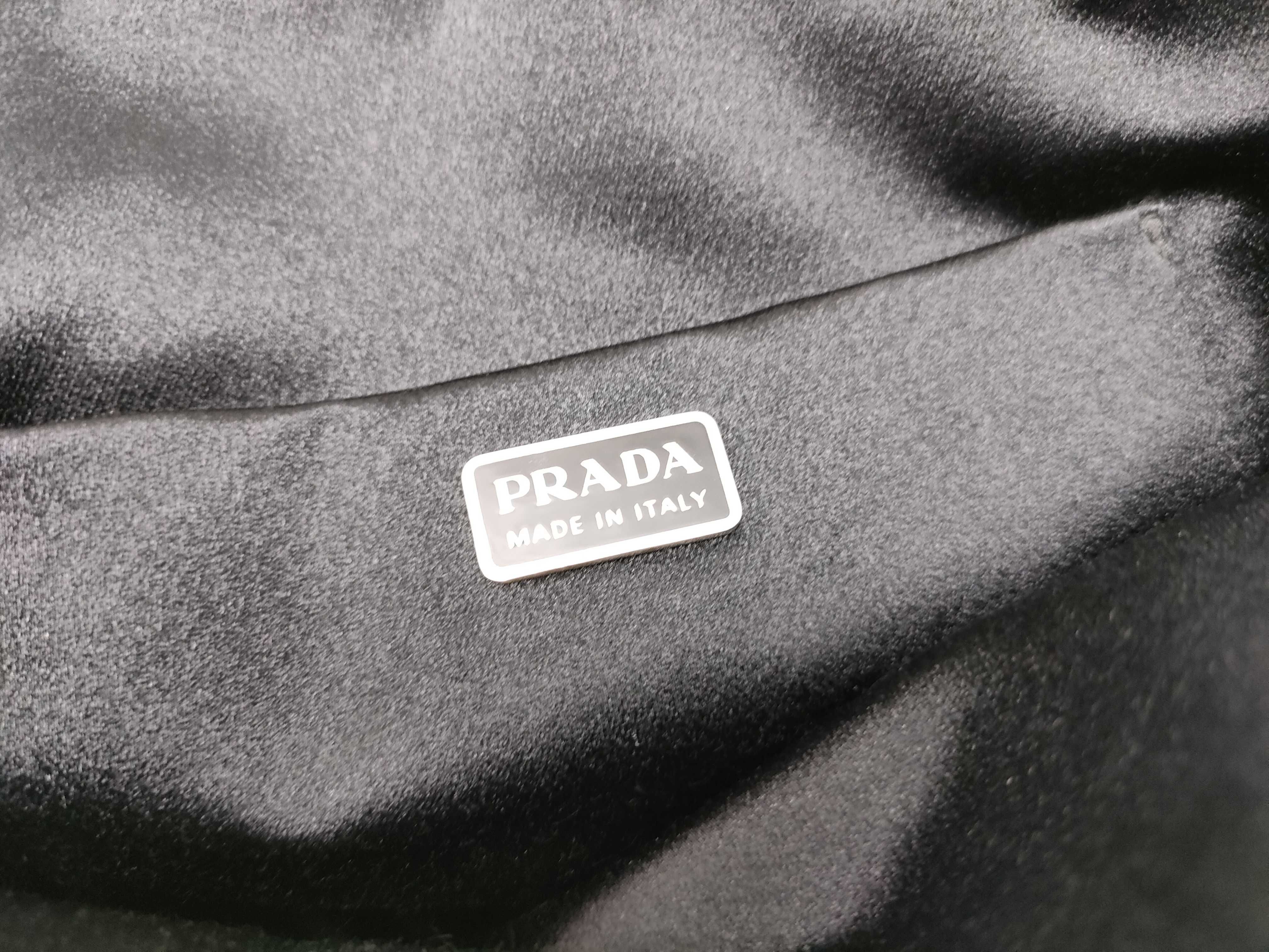 Nylon Prada Triangle Logo Handbag Nylon with Satin Lining Handbag — view 11