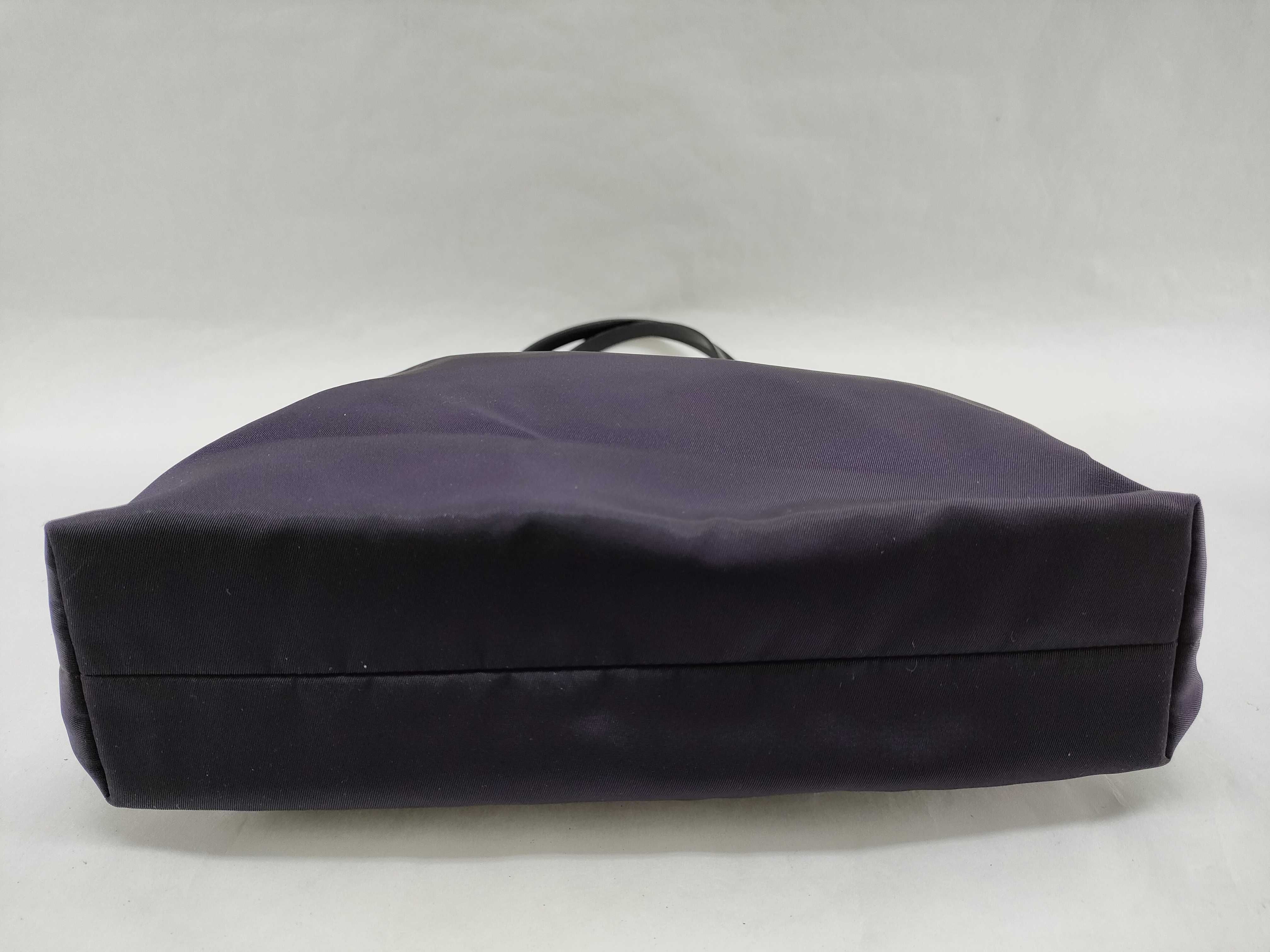 Nylon Prada Triangle Logo Handbag Nylon with Satin Lining Handbag — view 7