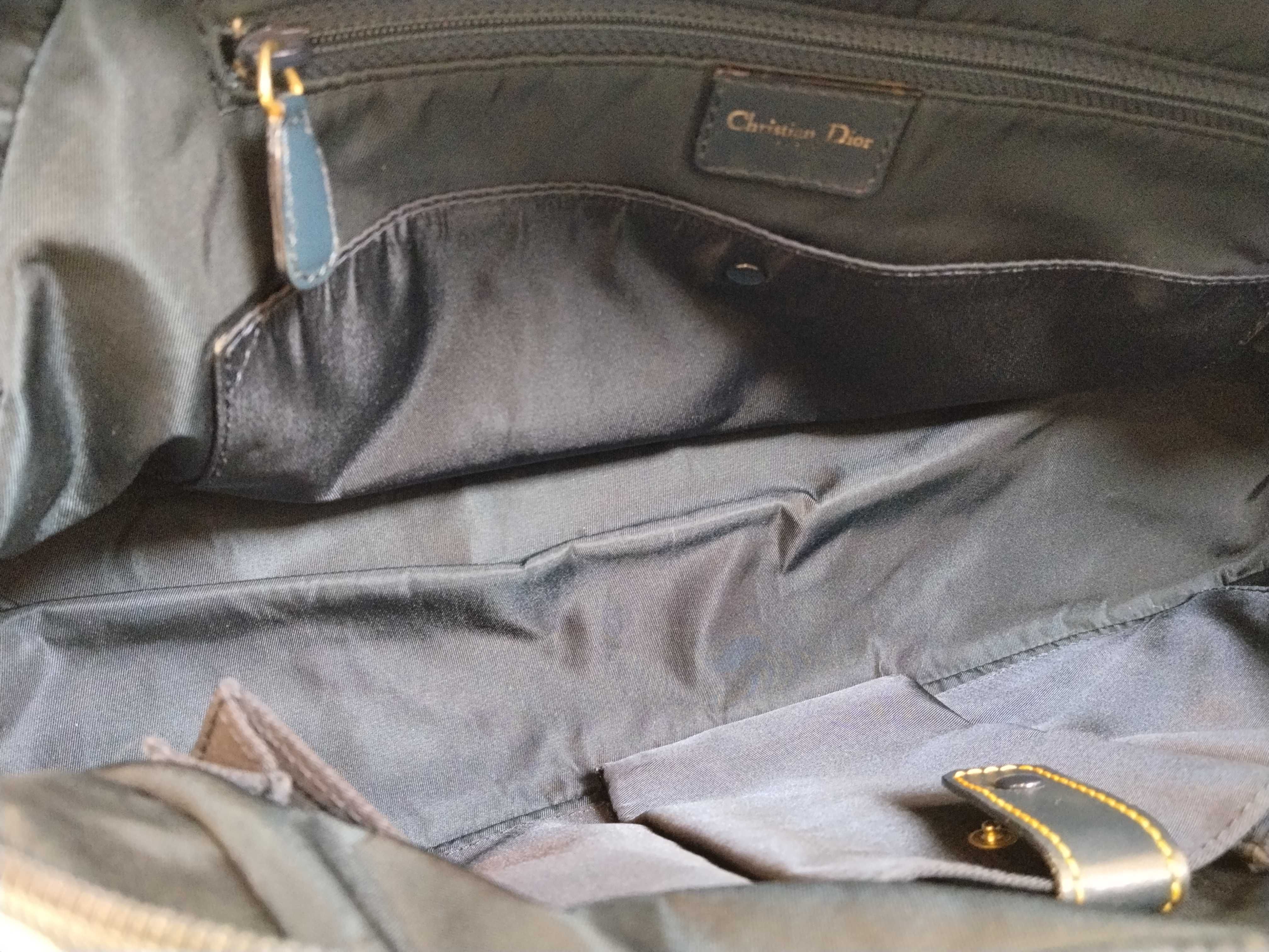 Trotter Saddle Bowler Blue Handbag — view 9