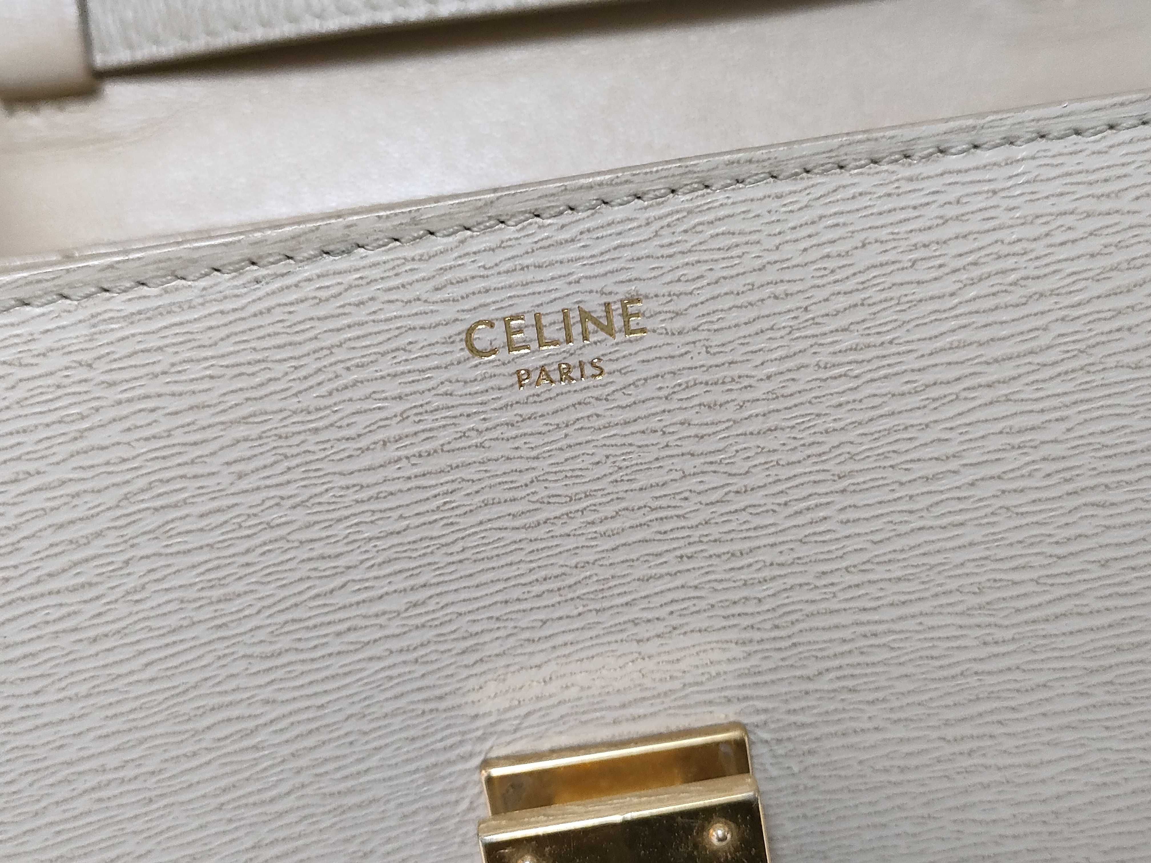 Classic Box Linen Color Calf Leather Small Shoulder Bag — view 8