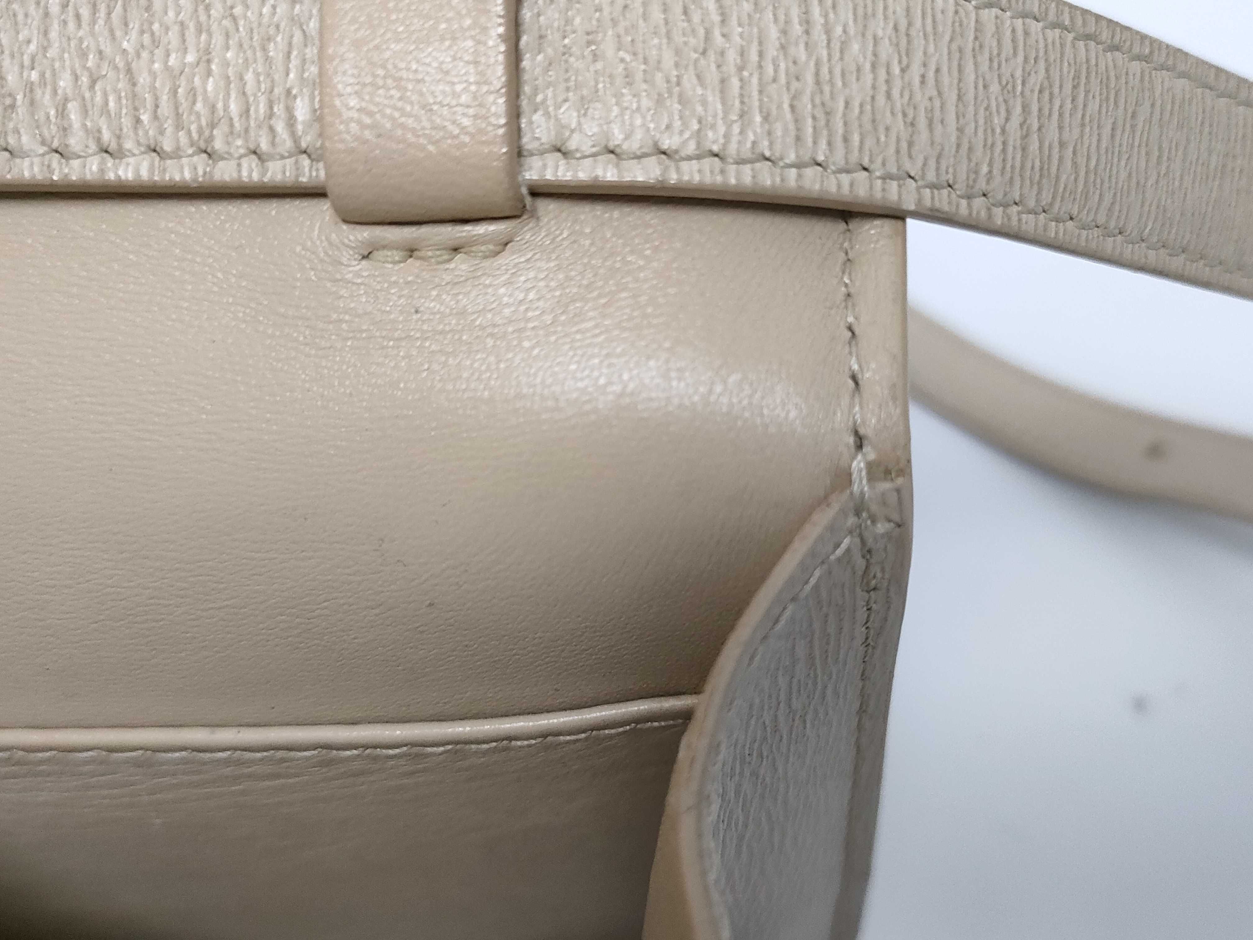 Classic Box Linen Color Calf Leather Small Shoulder Bag — view 10