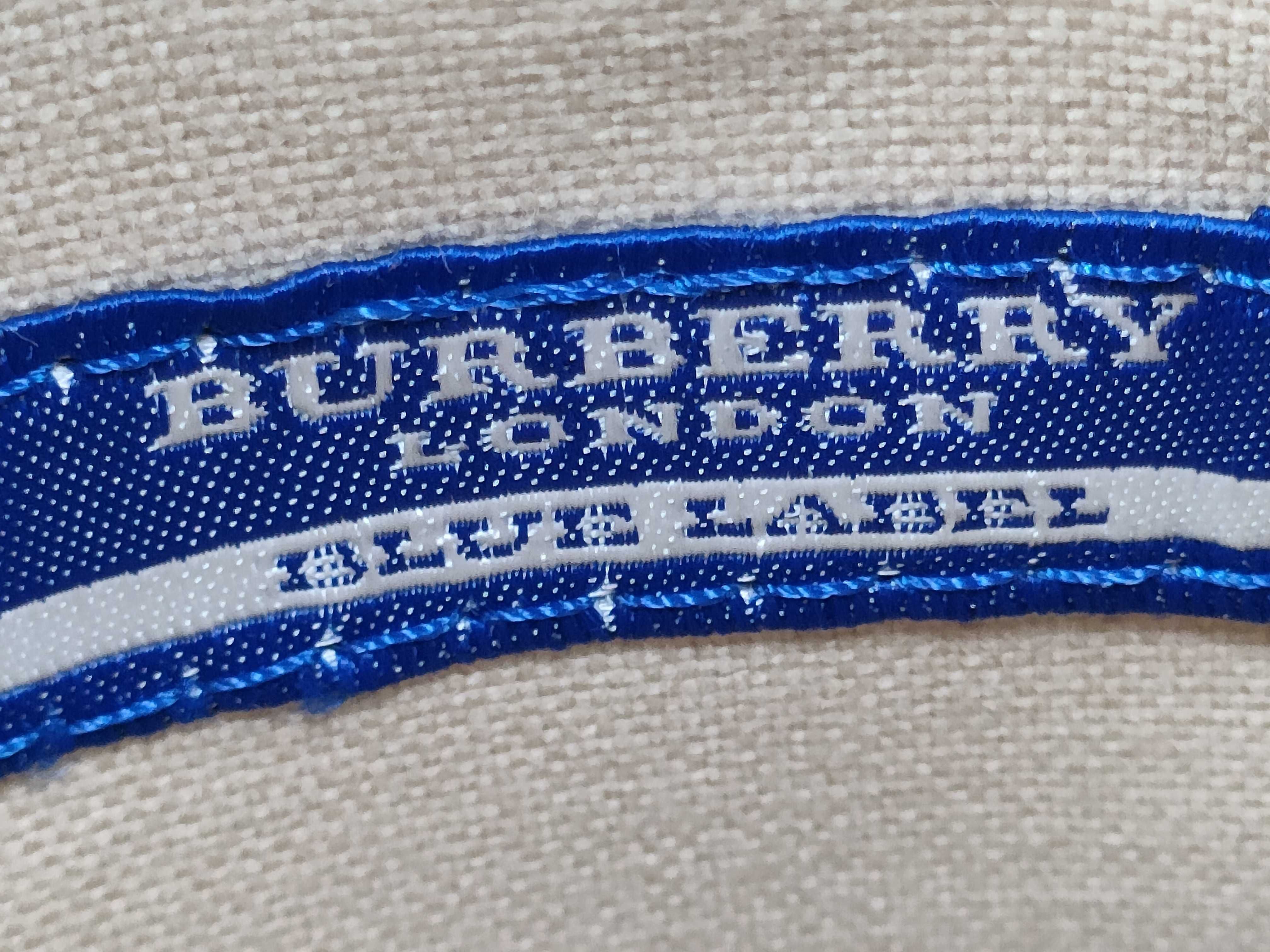 Blue Label Canvas Leather Shoulder Bag — view 11