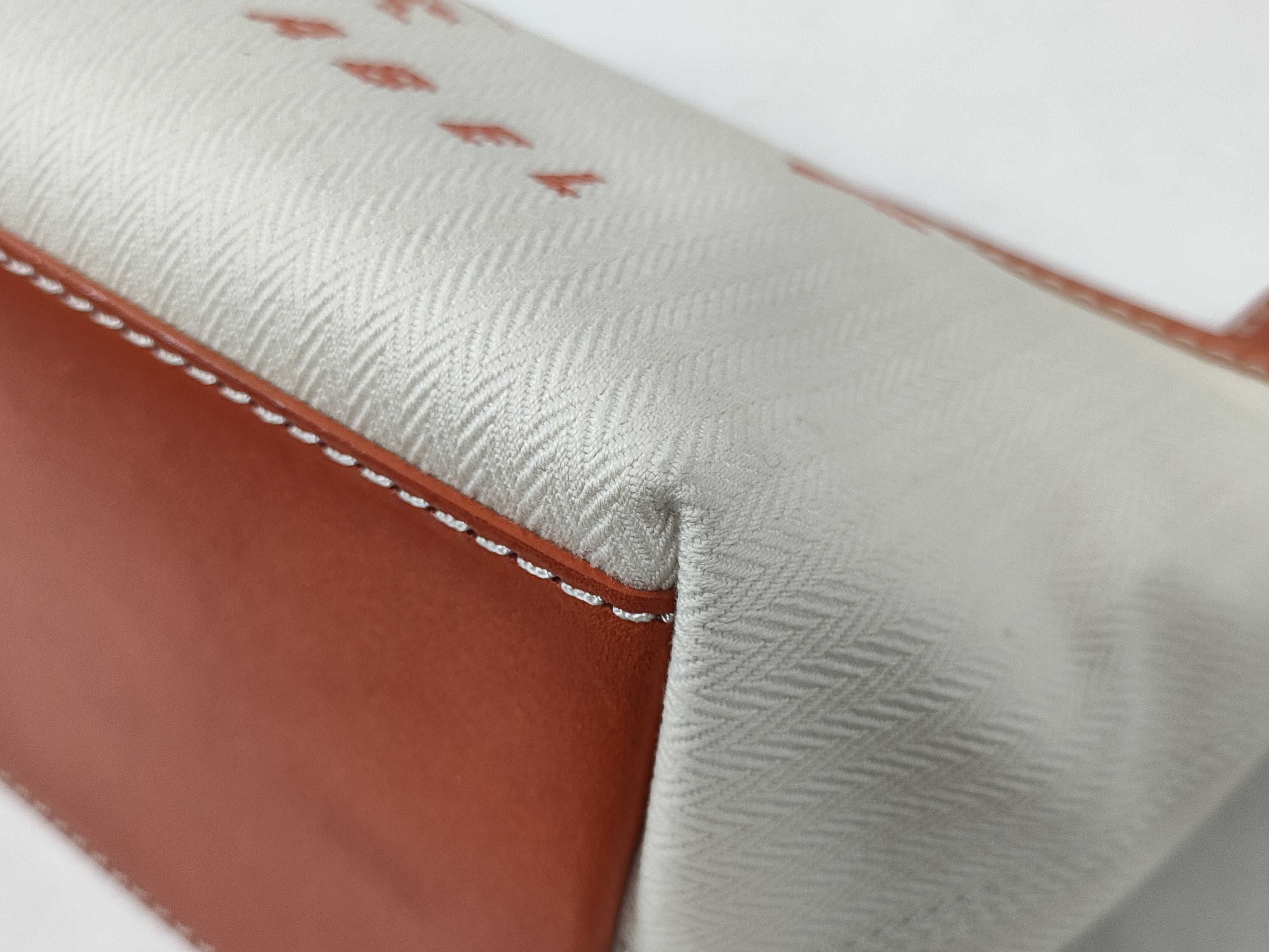 Blue Label Canvas Leather Shoulder Bag — view 9