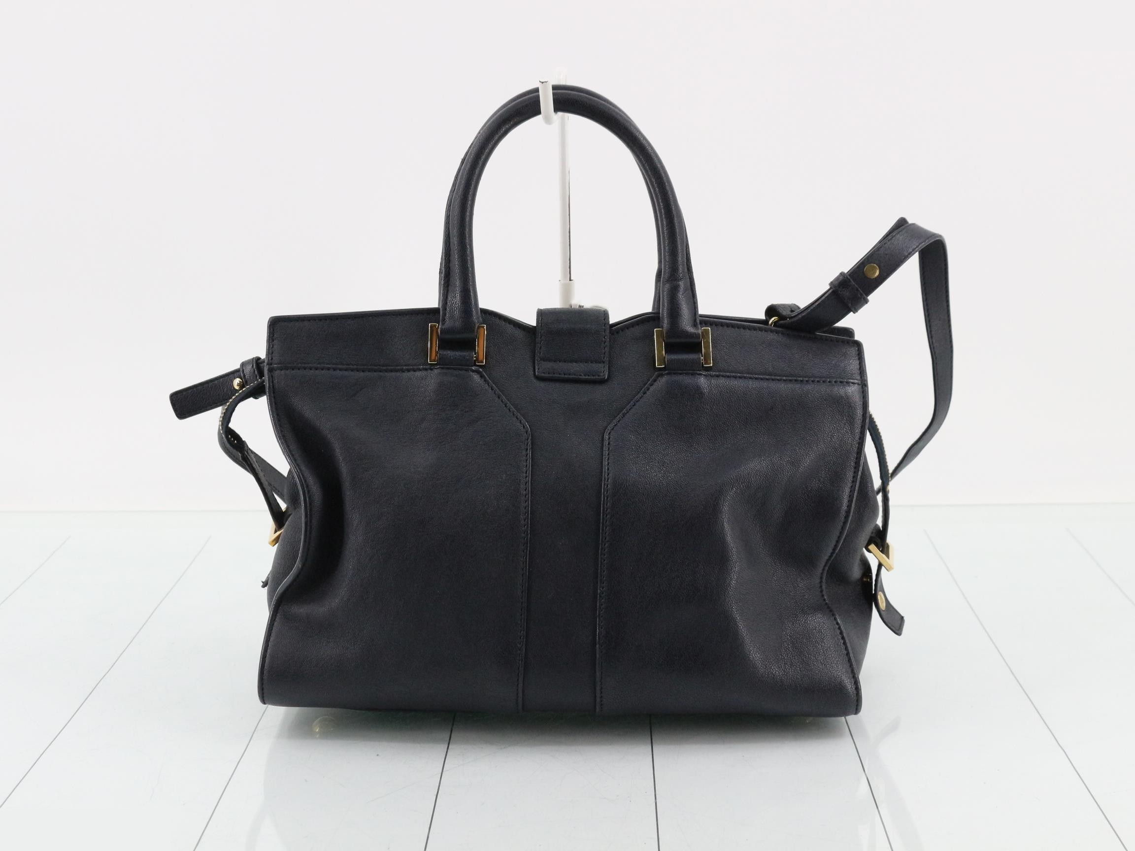 Monogram (bag)/handbag Cabas chic navy leather — view 2