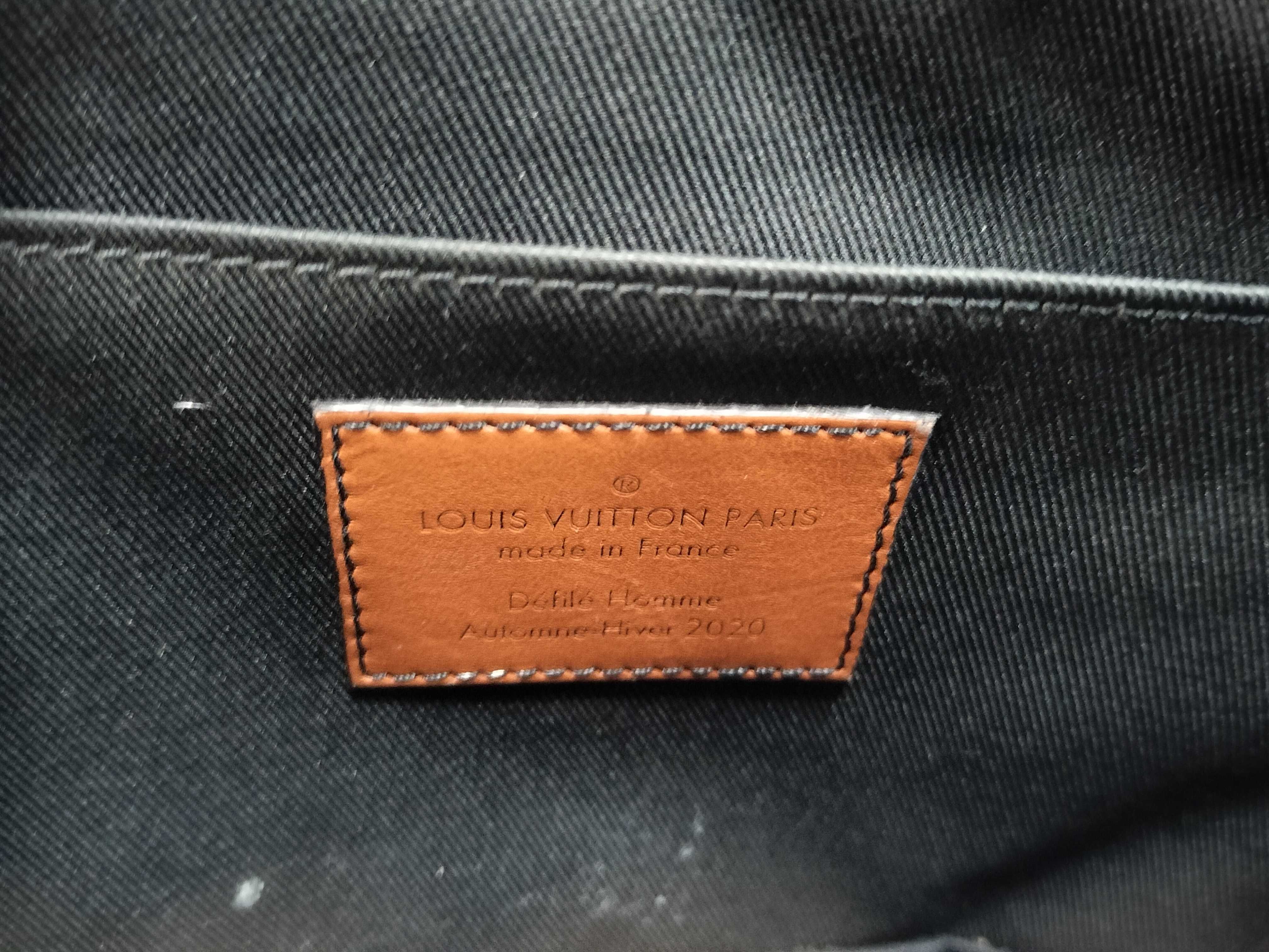 Monogram Eclipse Leather Shoulder Bag — view 12