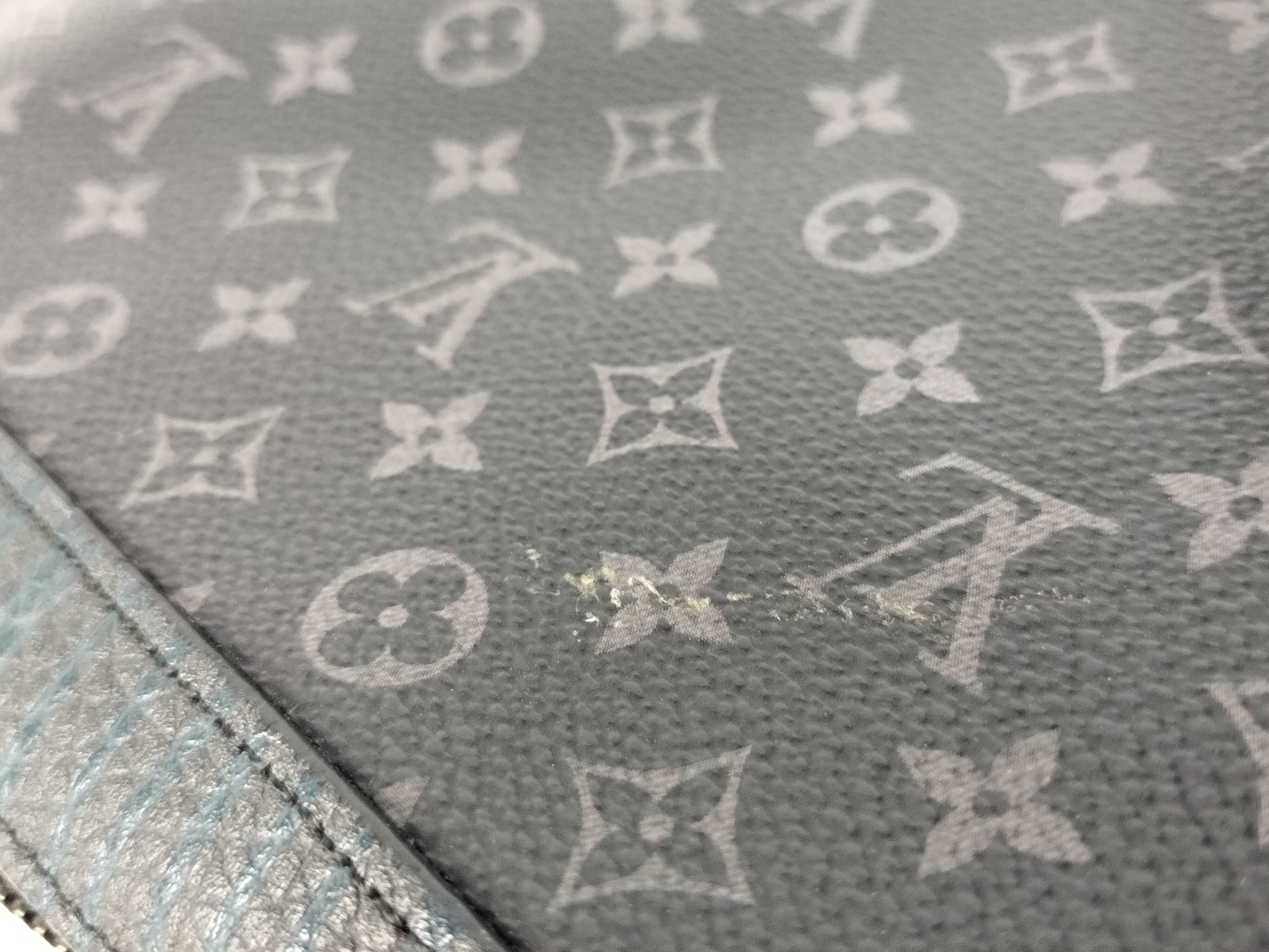 Monogram Eclipse Leather Shoulder Bag — view 15