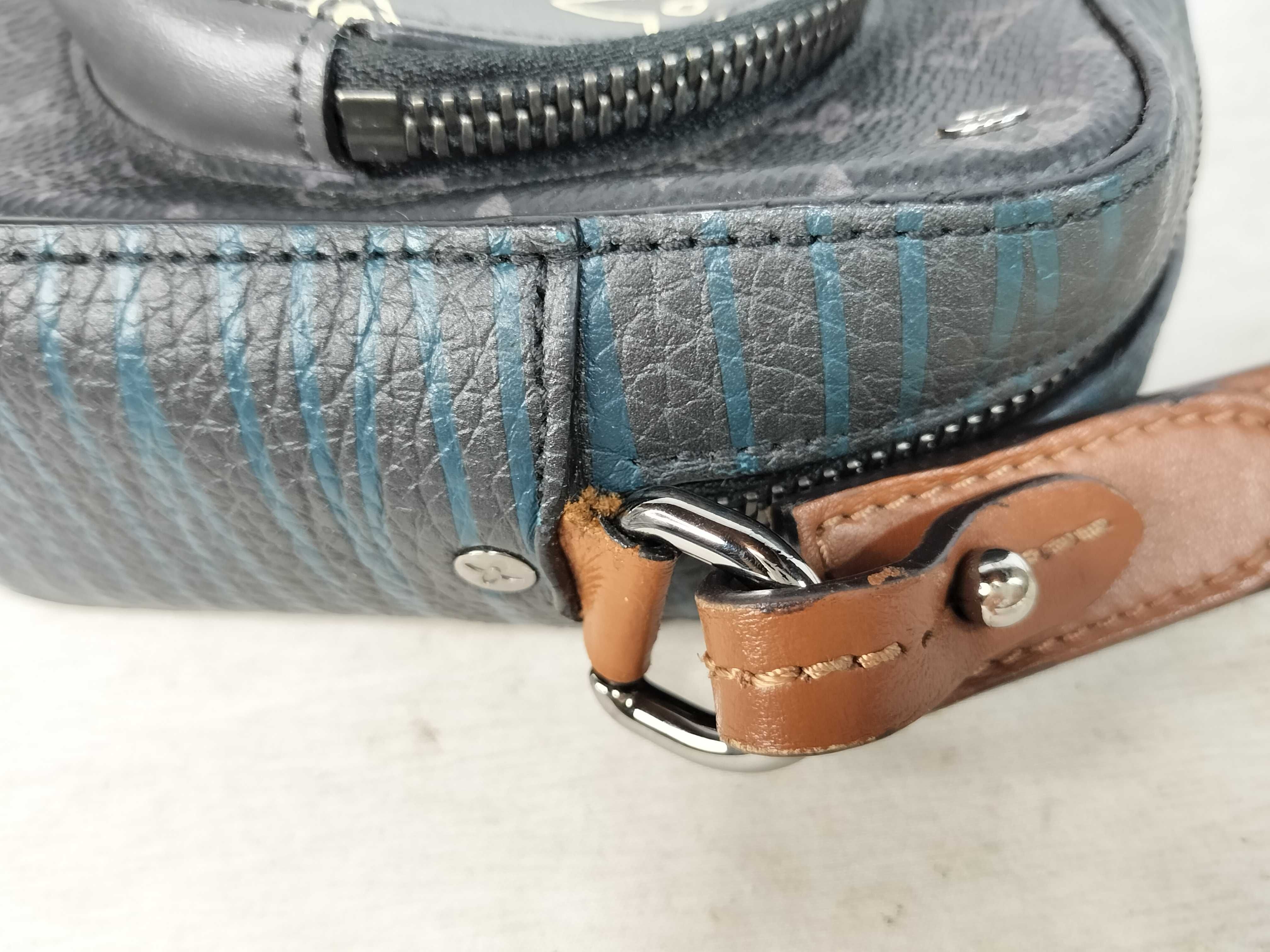 Monogram Eclipse Leather Shoulder Bag — view 5