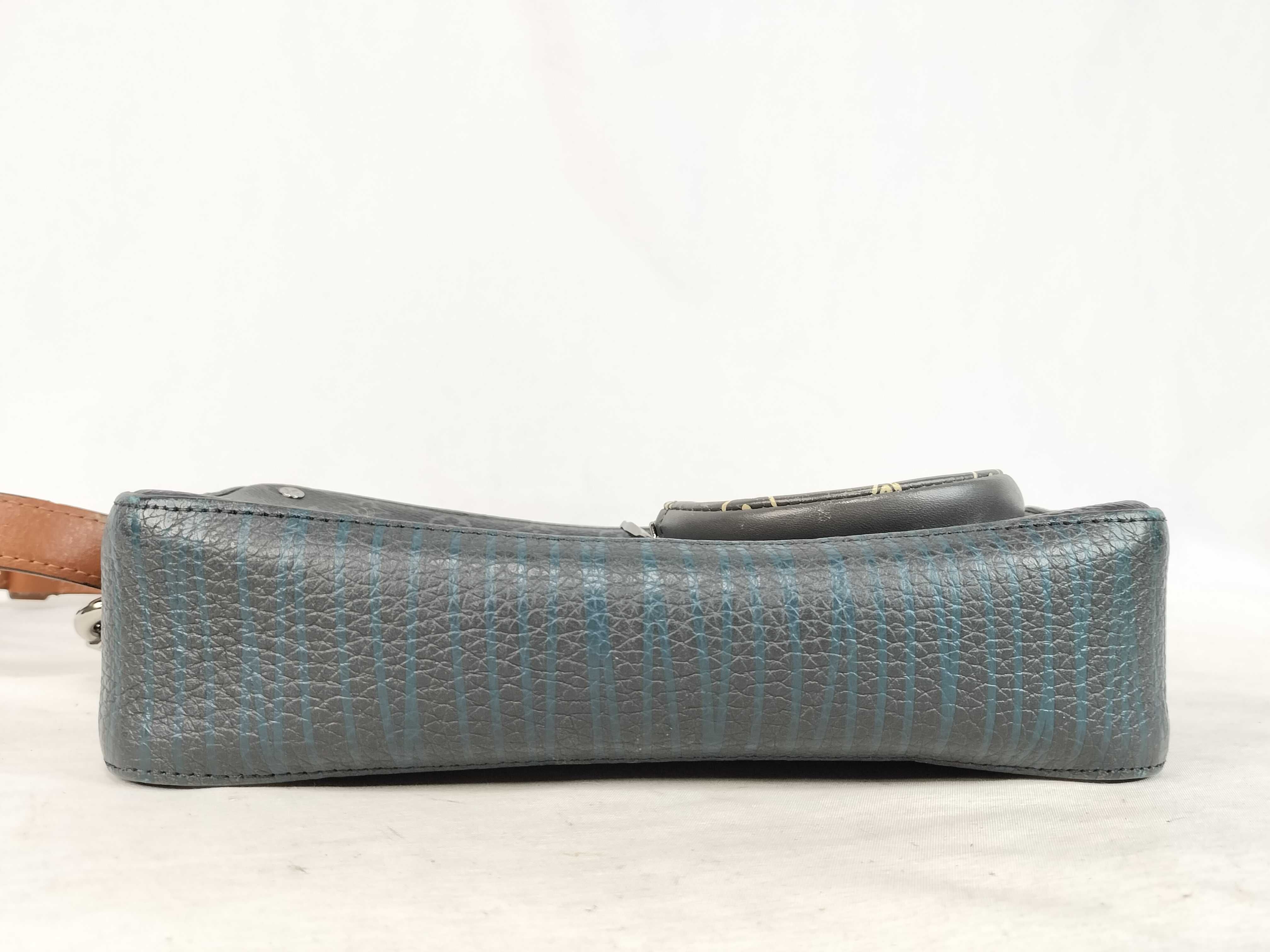 Monogram Eclipse Leather Shoulder Bag — view 8