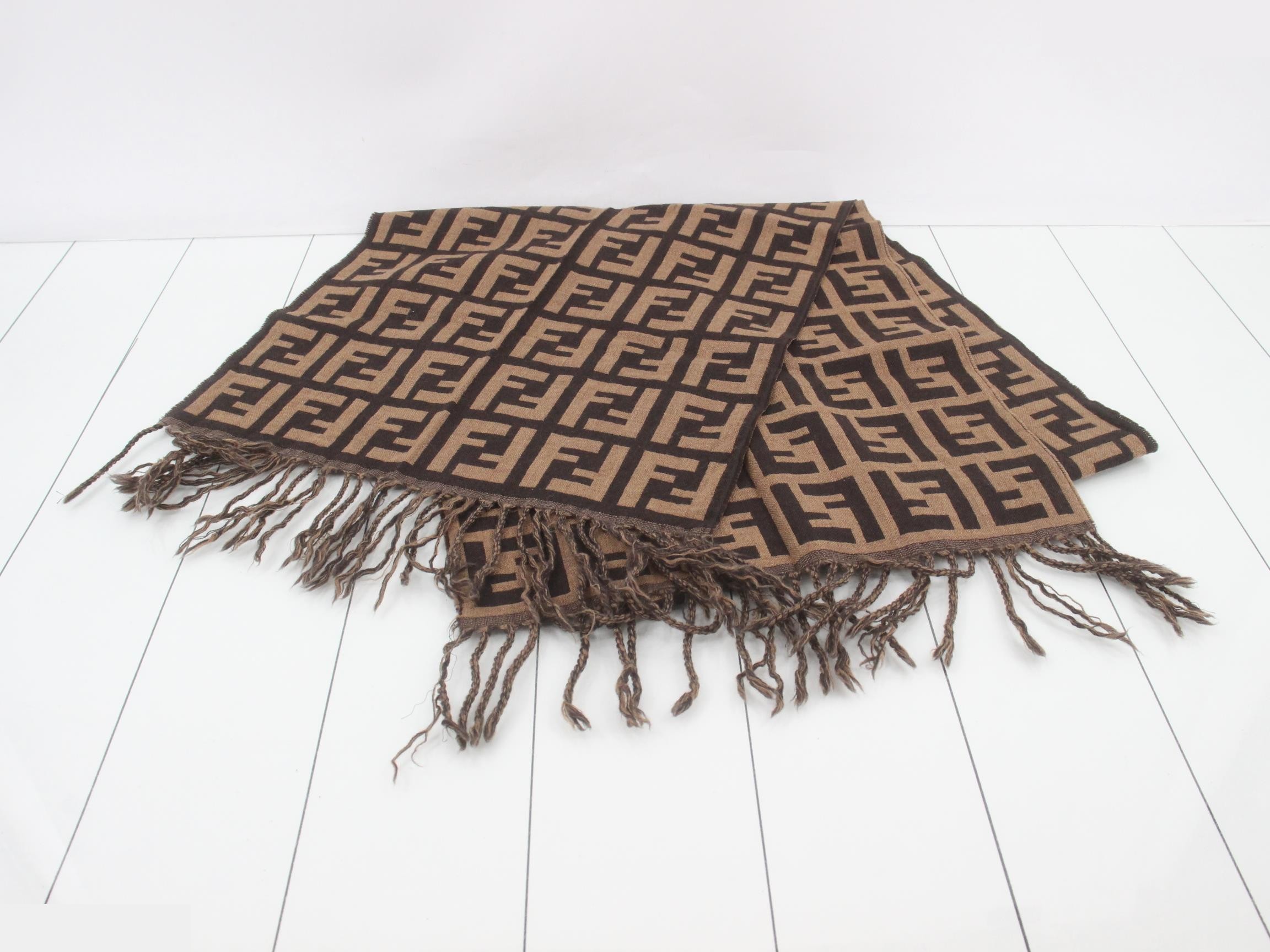 Zucca scarf, brown — view 2