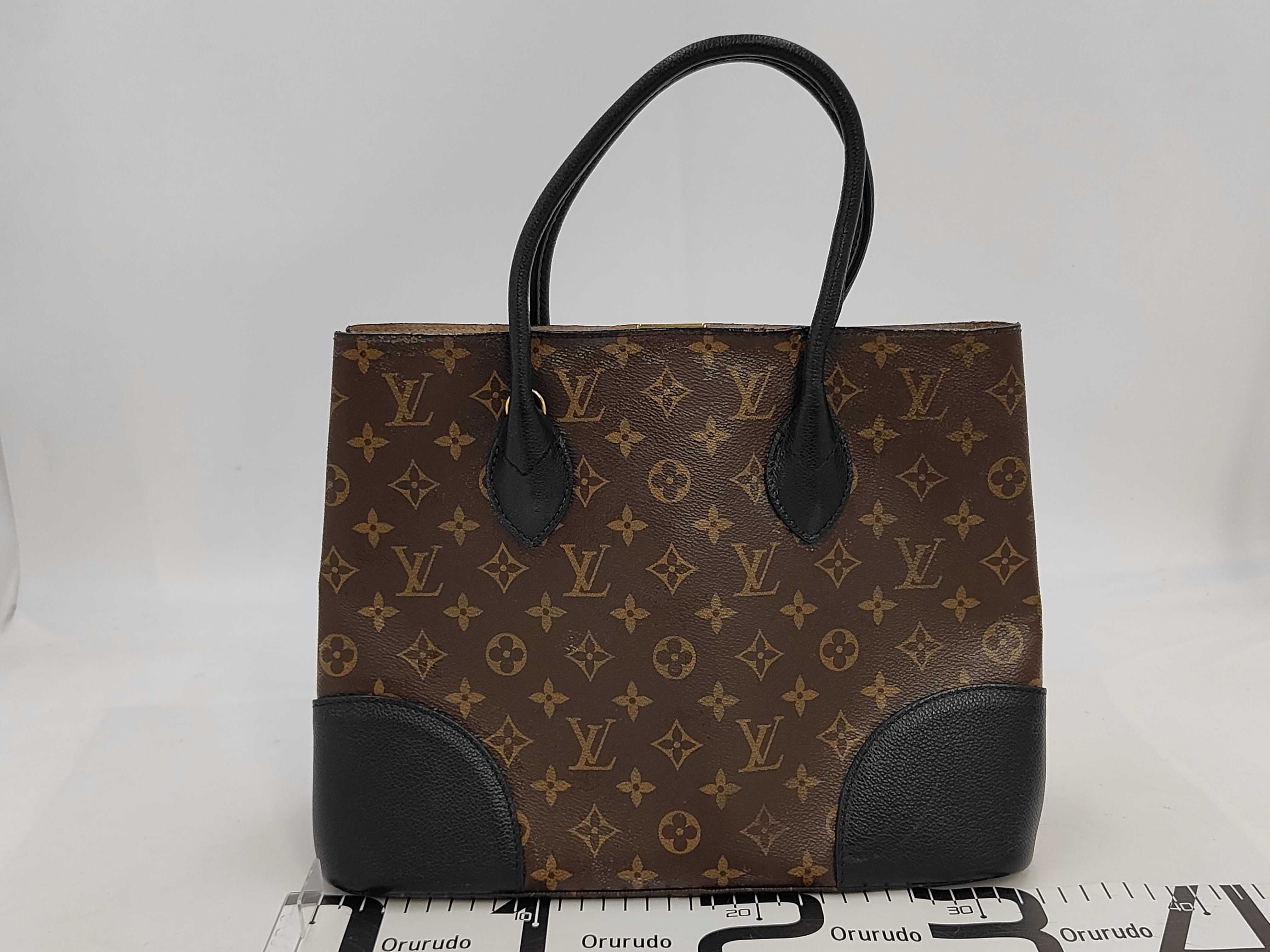 Monogram Flandrin M41595 FL4137 Brown x Black Tote Bag — view 2