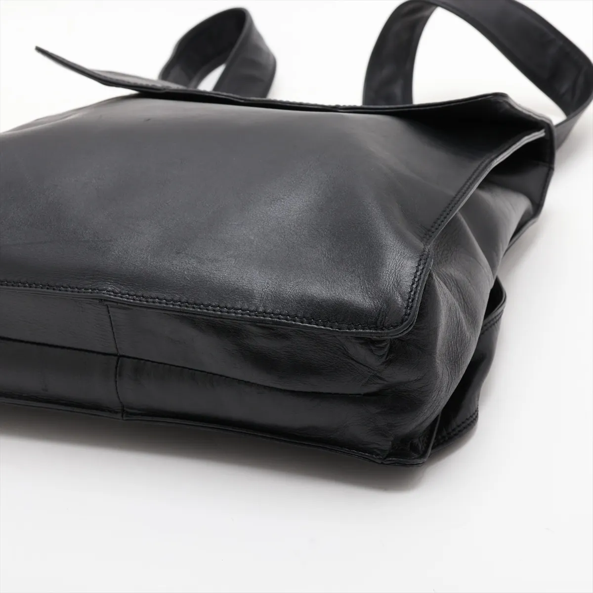Coco Mark Leather Backpack, Black with Gold Hardware, 5985640 (Serial Number 5) — view 3