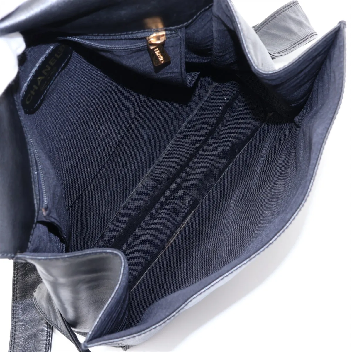 Coco Mark Leather Backpack, Black with Gold Hardware, 5985640 (Serial Number 5) — view 7