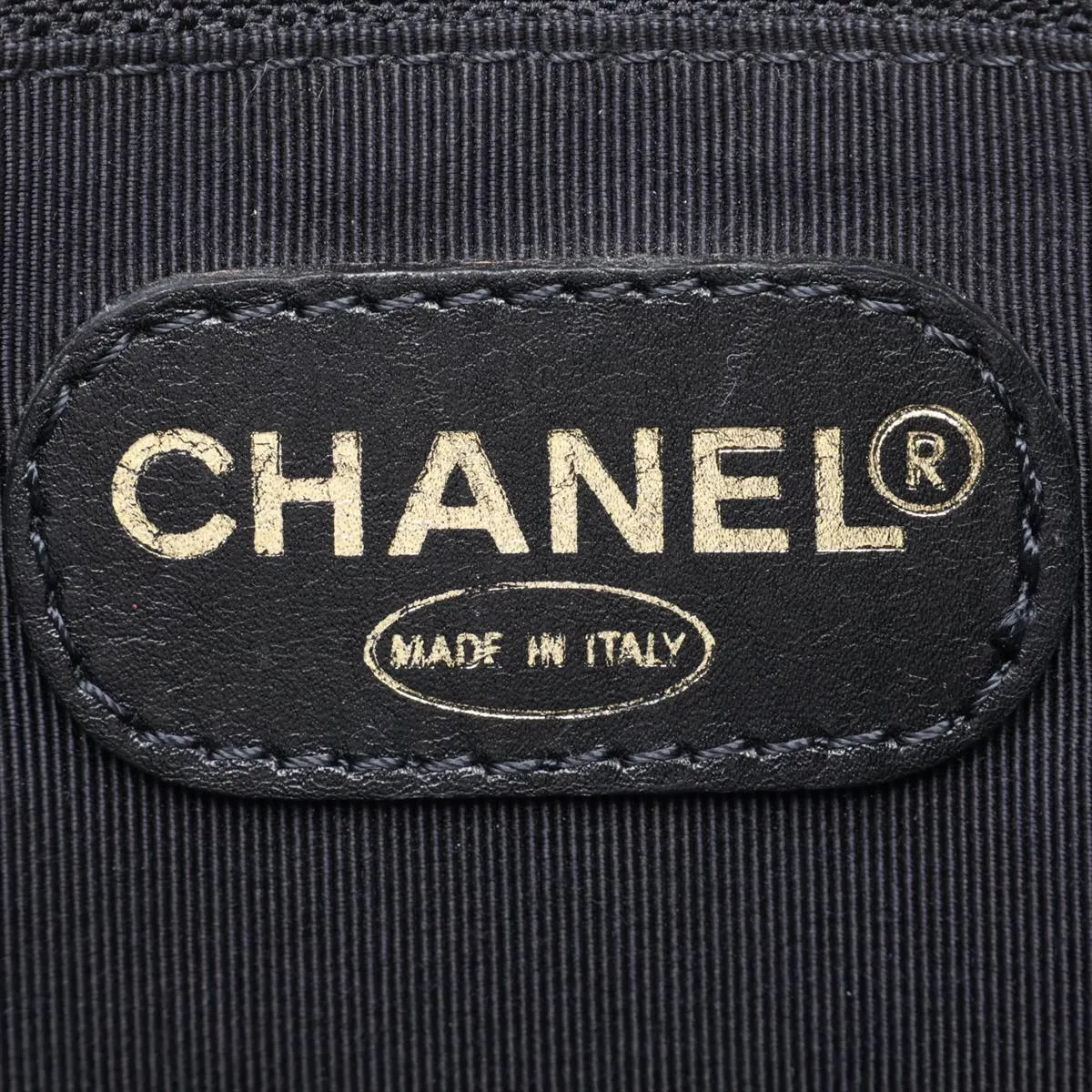 Coco Mark Leather Backpack, Black with Gold Hardware, 5985640 (Serial Number 5) — view 9
