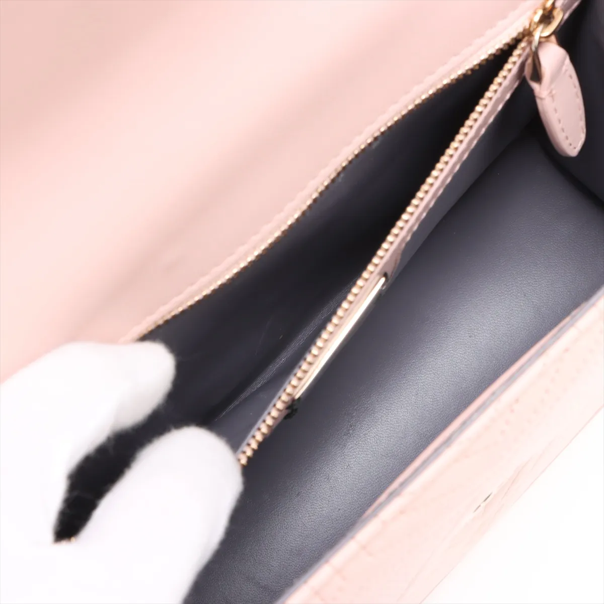 Serpenti Leather Chain Shoulder Bag Pink — view 8