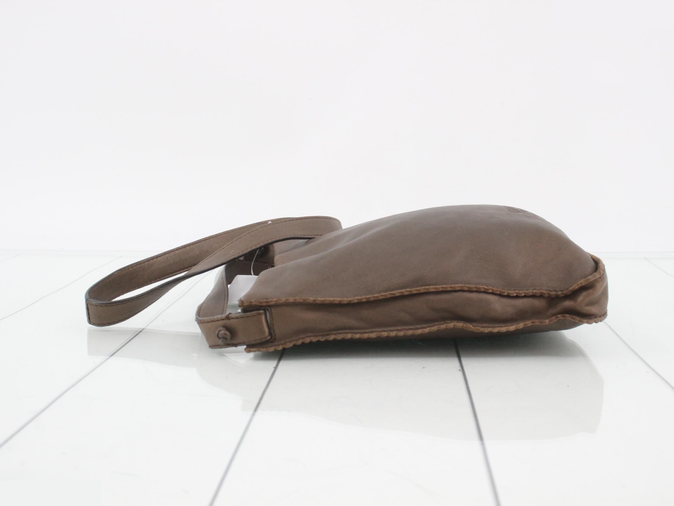 Shoulder bag bronze nappa leather — view 4