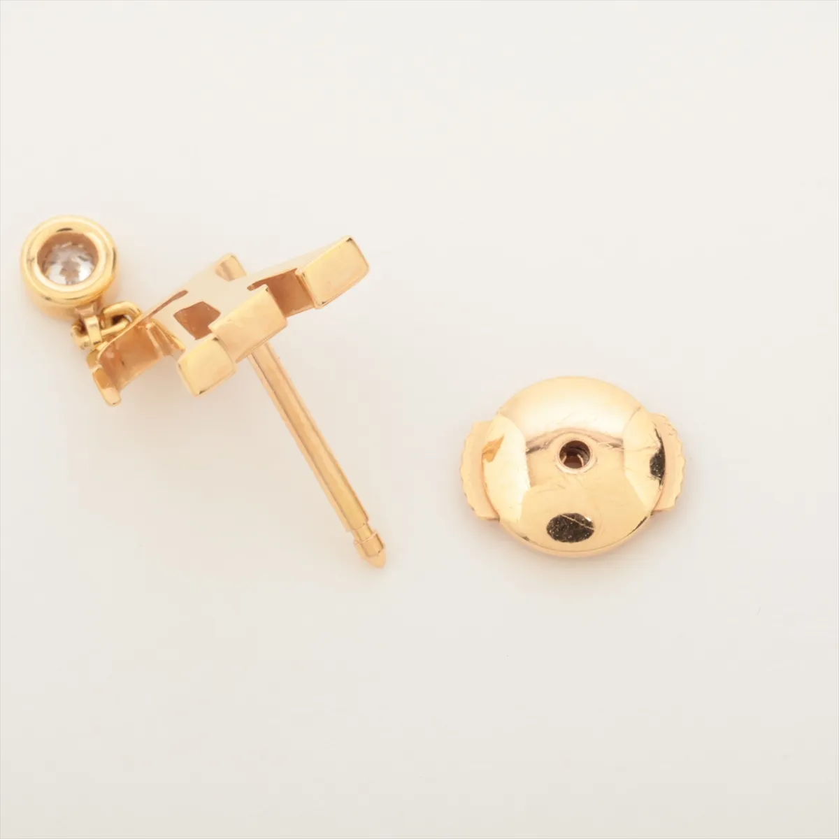 Puss Ideal Blossom LV Diamond Single Earrings 750(YG) 1.1g D45318 Metal thread No catch brand stamp — view 4